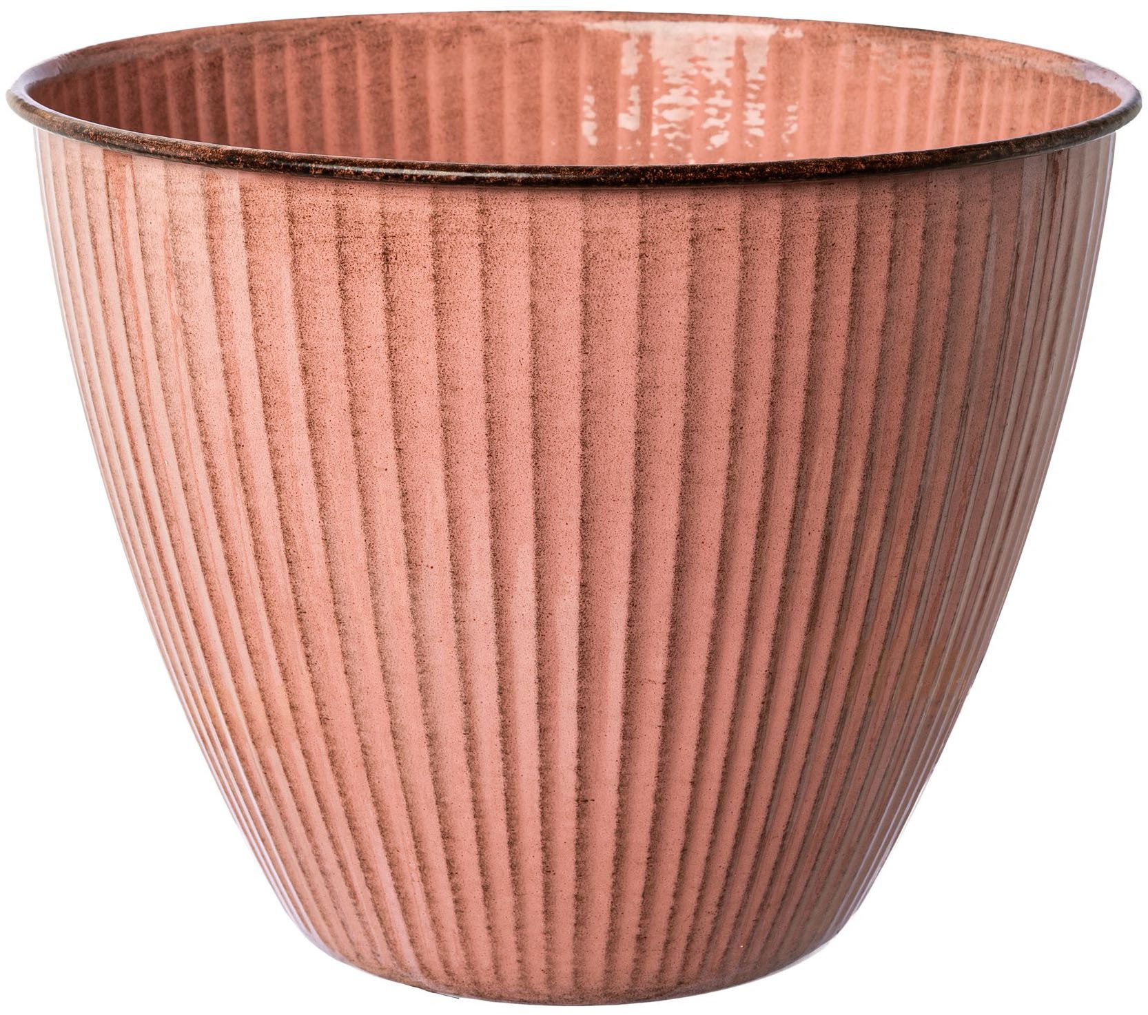 Creativ home Übertopf Übertopf (1 St), mit Riffelstruktur