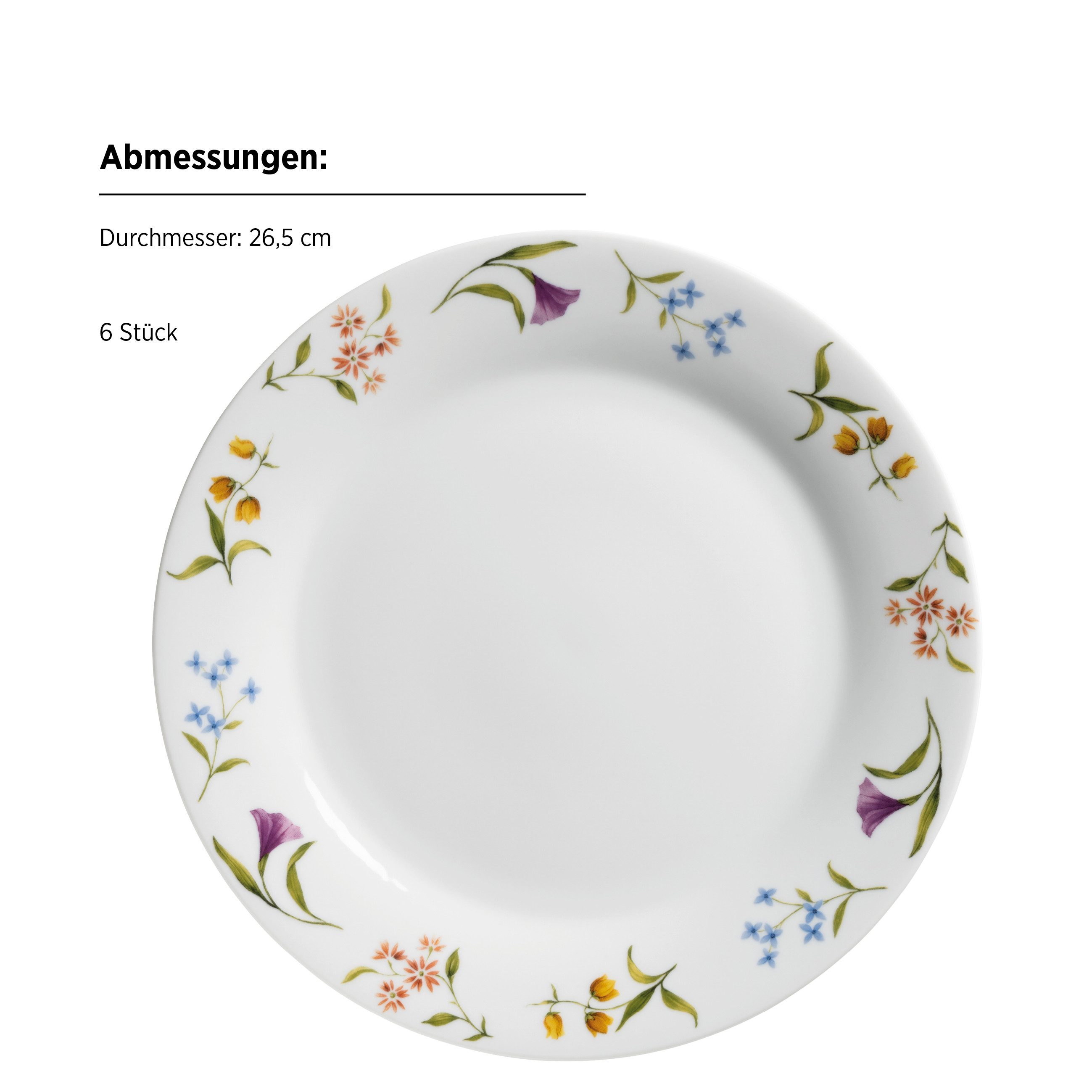 MÄSER Tafelservice Zosma (18-tlg), 6 Personen, Porzellan