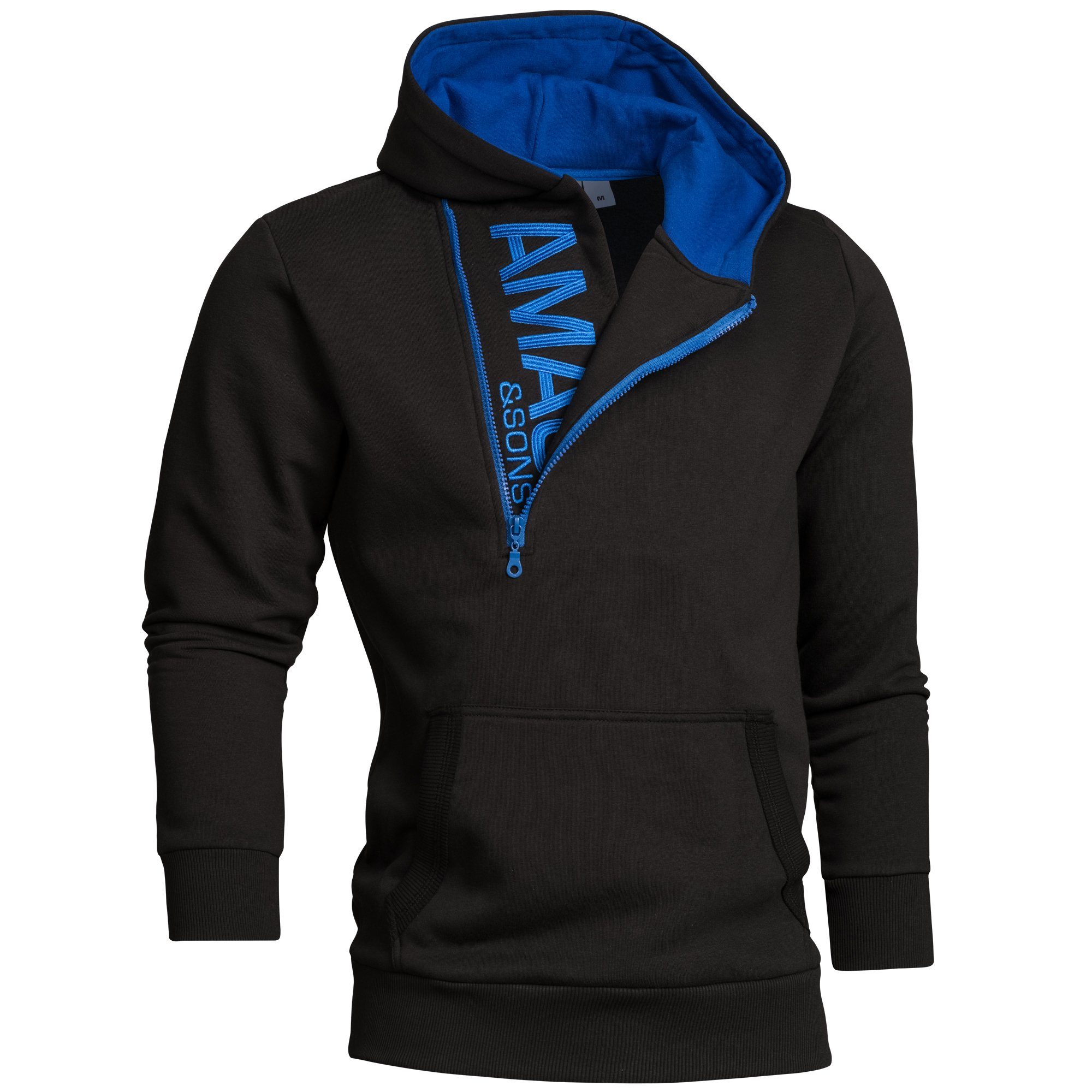 Amaci&Sons Kapuzenpullover HUNTSVILLE Kapuzenpullover Herren Zipper günstig online kaufen