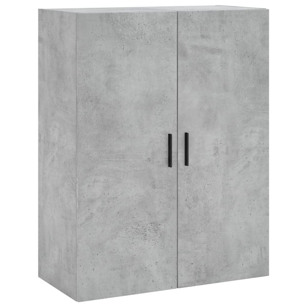 vidaXL Hängeschrank Wandschrank Betongrau 69,5x34x90 cm günstig online kaufen