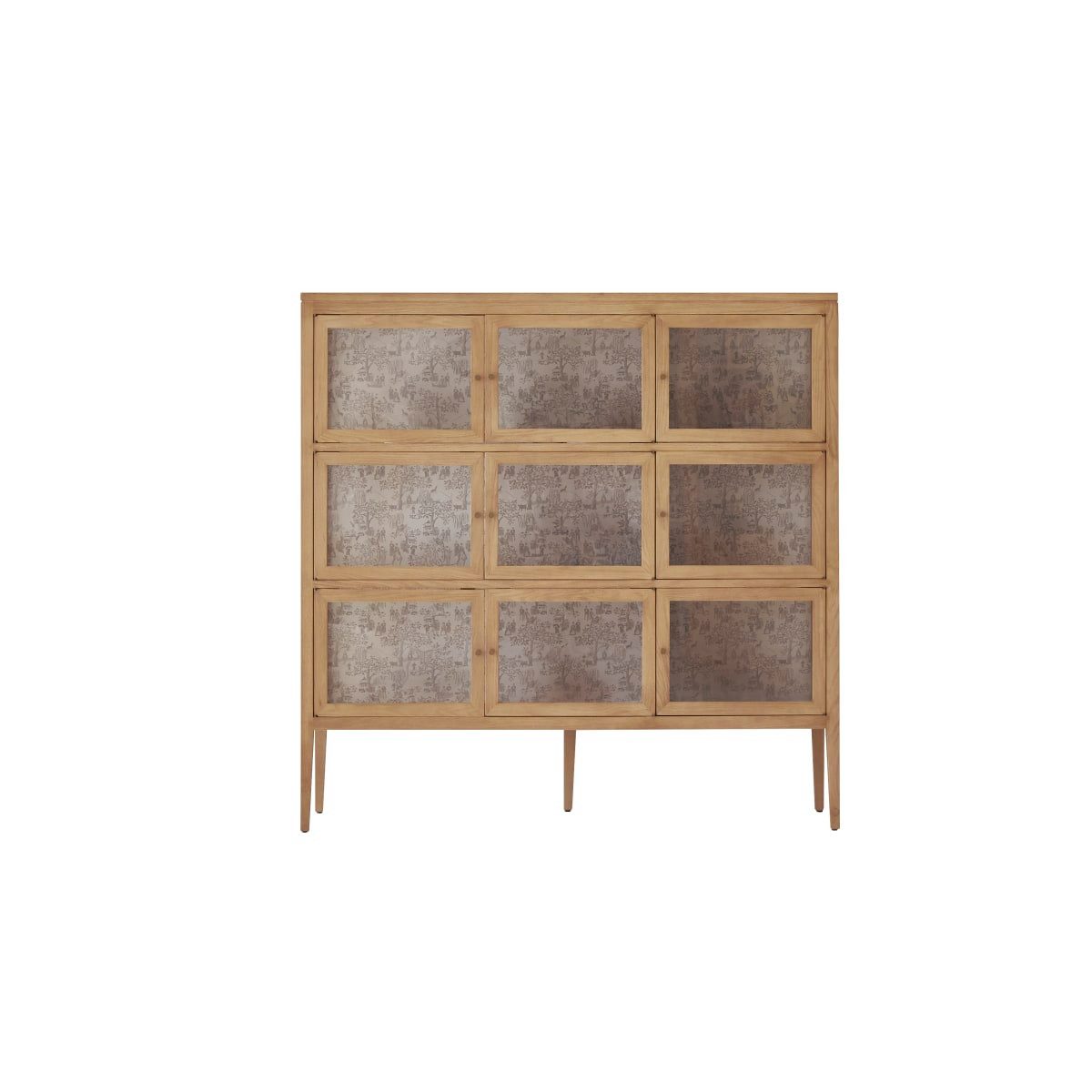 Tikamoon Buffet Vitrine Tana aus Eichenholz 160