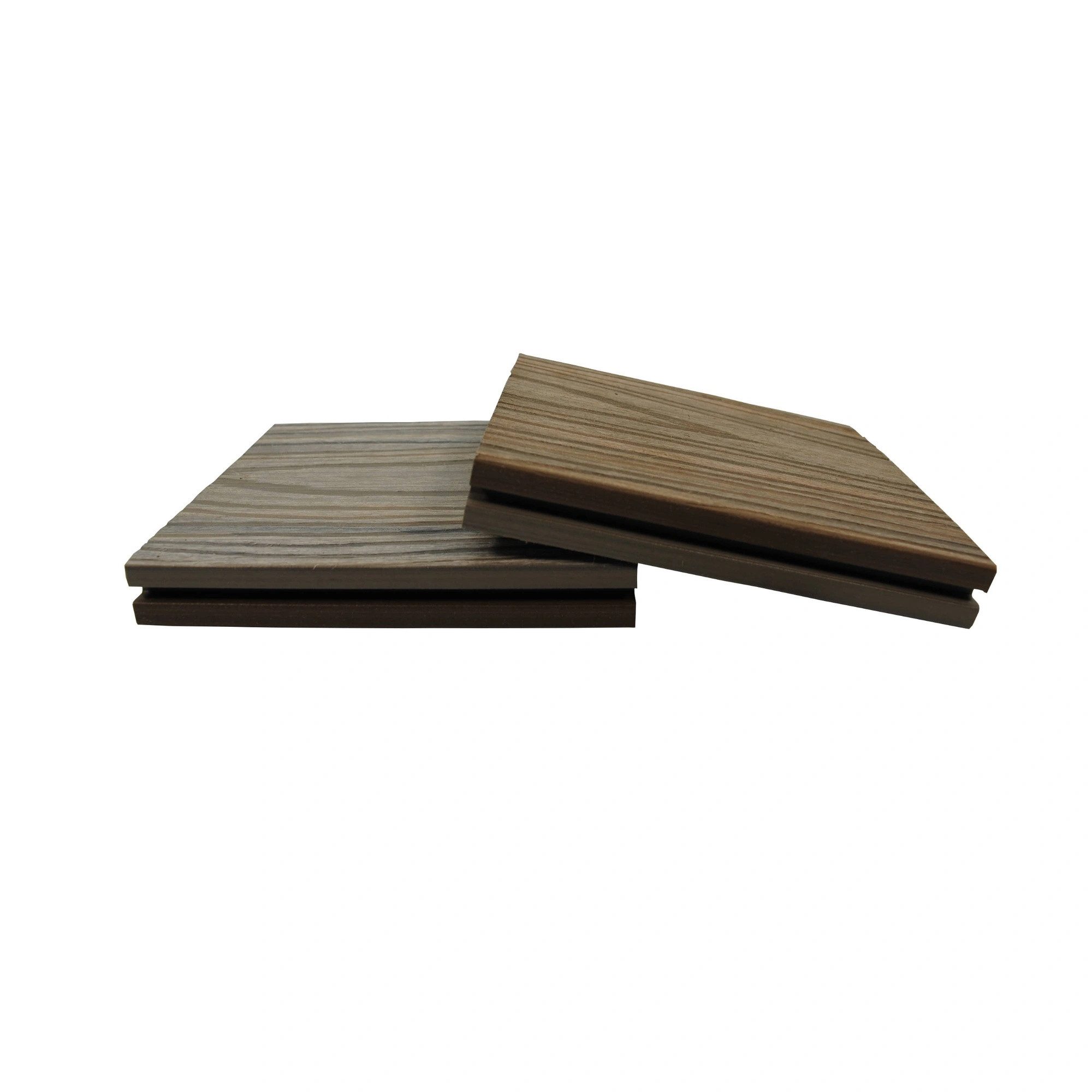 WPC Profi Terrassendielen MUSTER Co-Extrudiert Terrassen schwarz grau 15 cm Qualität, (Hohlkammerdiele, Musterstück 15 cm)