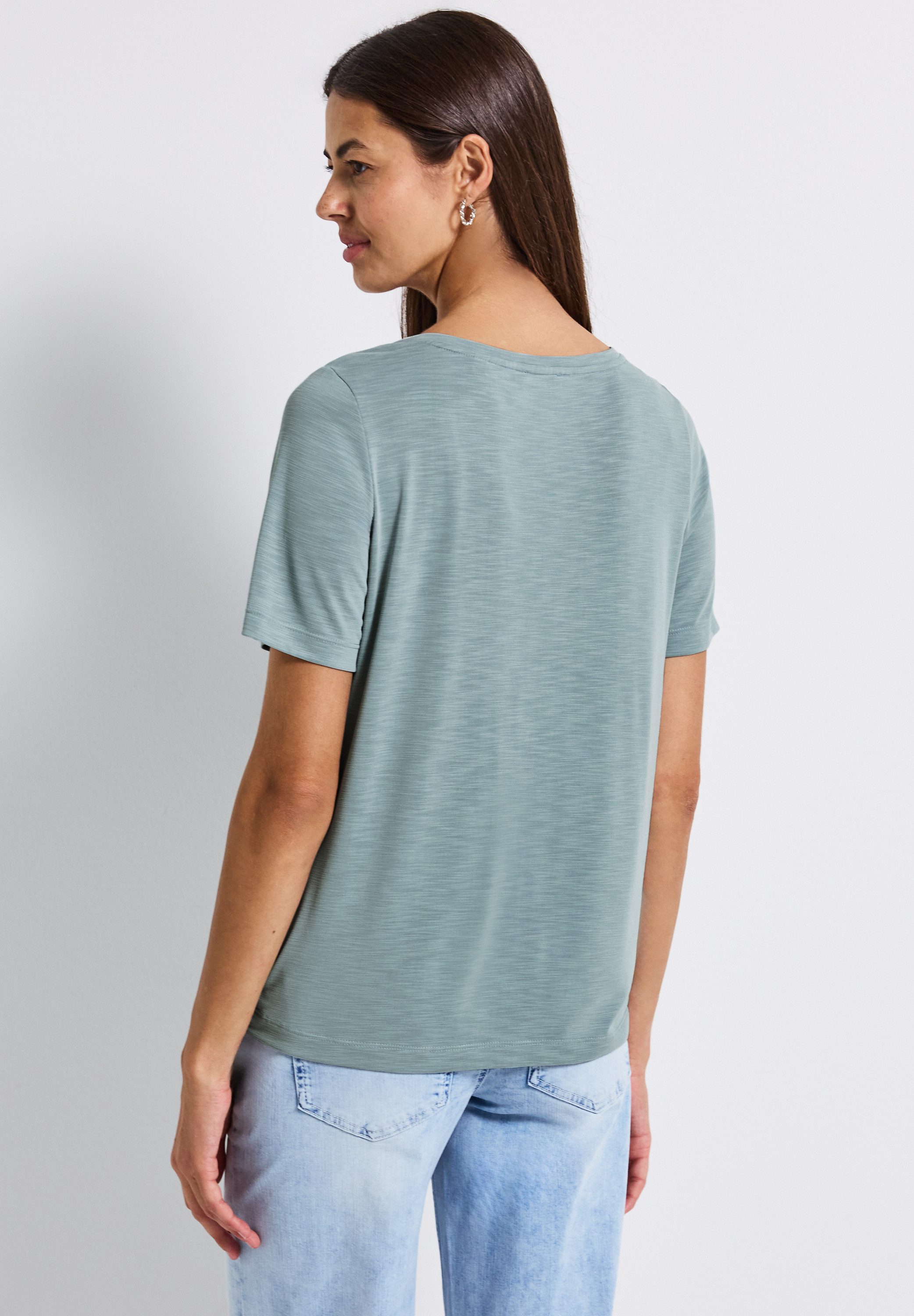 STREET ONE T-Shirt, mit Brusttasche günstig online kaufen