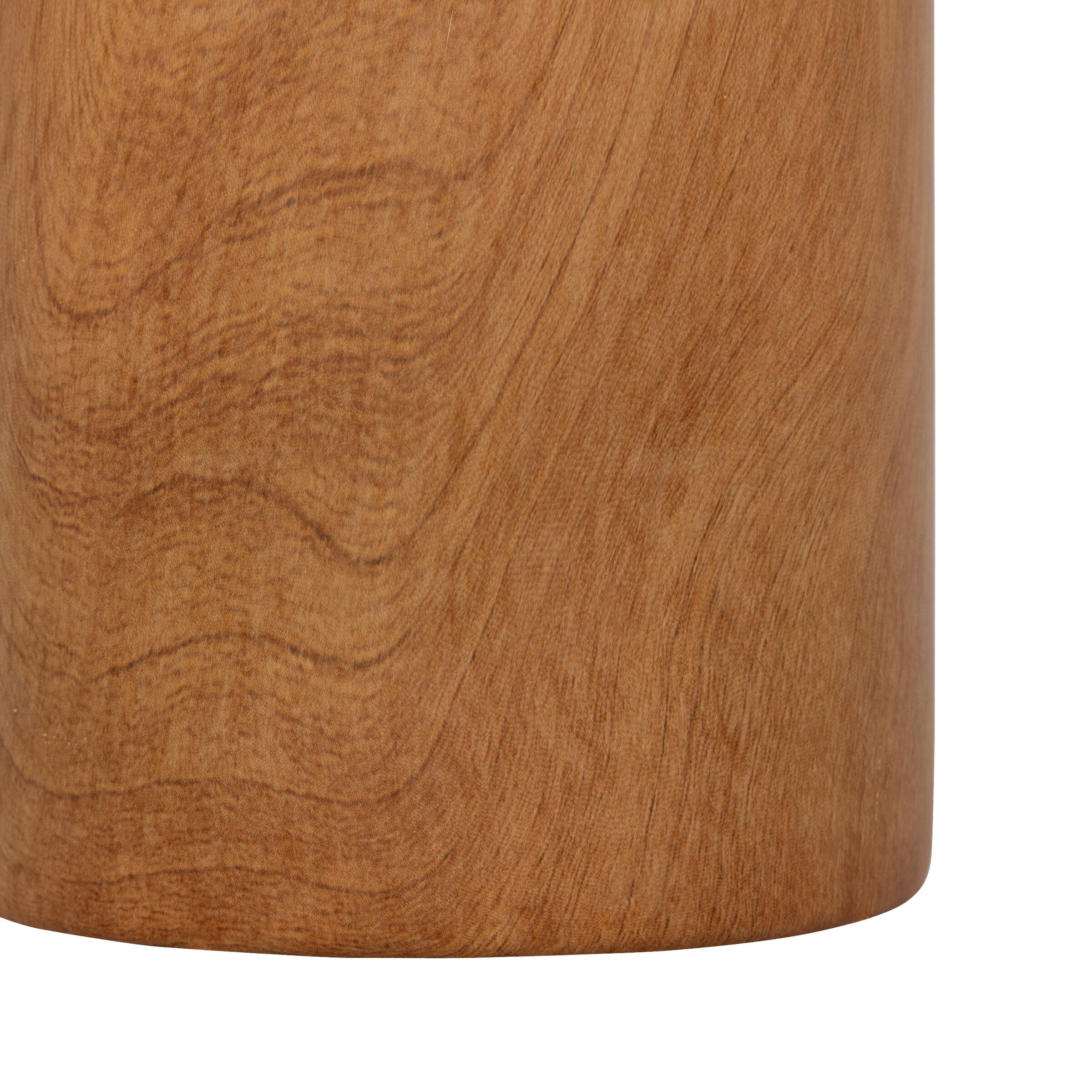 Atmosphera Créateur d'intérieur Dekovase Keramikvase SAO, Holzoptik, 30 cm (einzeln)