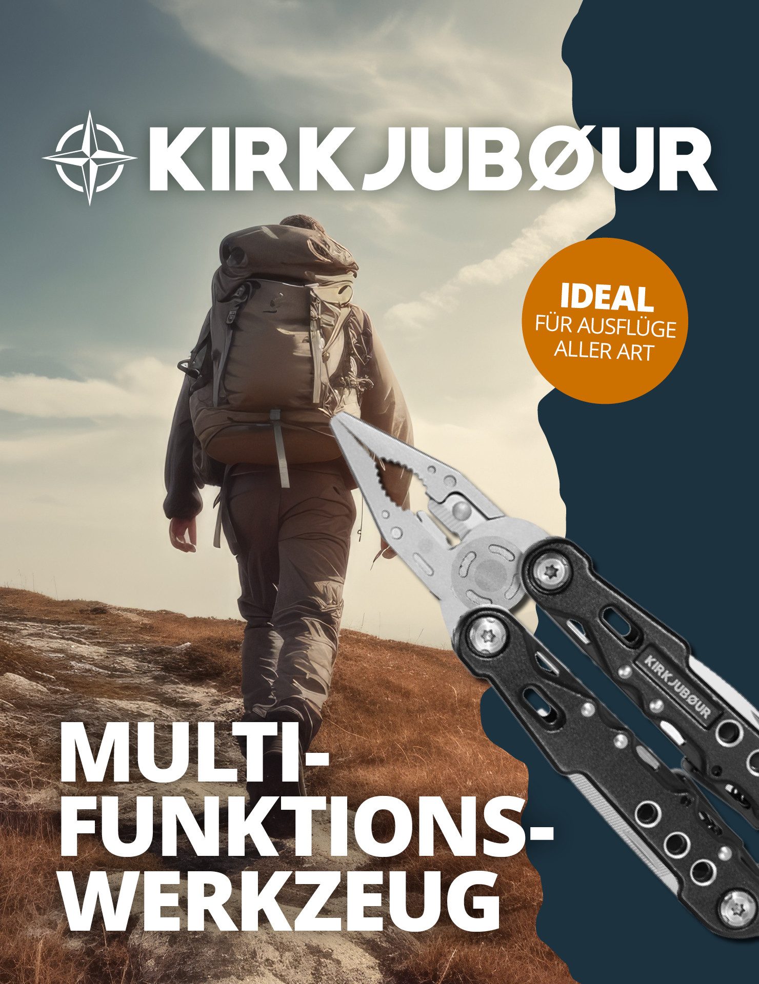 KIRKJUBOUR Universalmesser Edelstahl 14in1 Multifunktionswerkzeug, leichtes günstig online kaufen