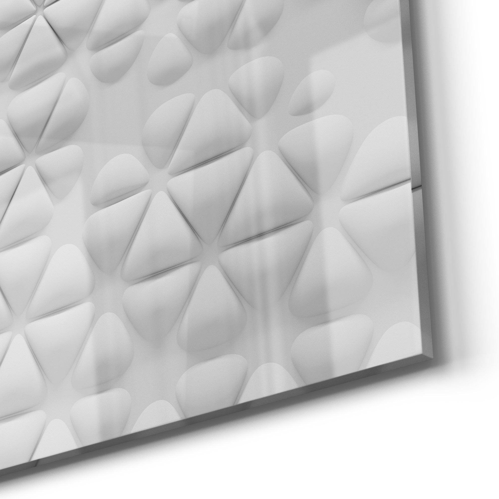 DEQORI Magnettafel 'Geometrische Harmonie', Whiteboard Pinnwand beschreibbar