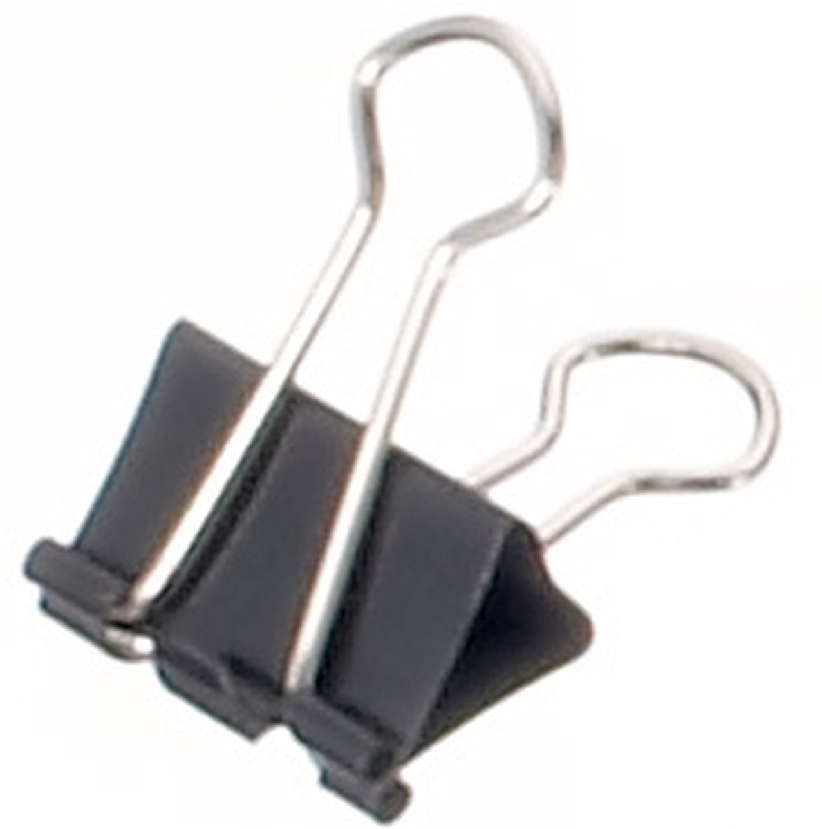 Büroklammer Foldbackklammern 13mm 12 Stück schwarz