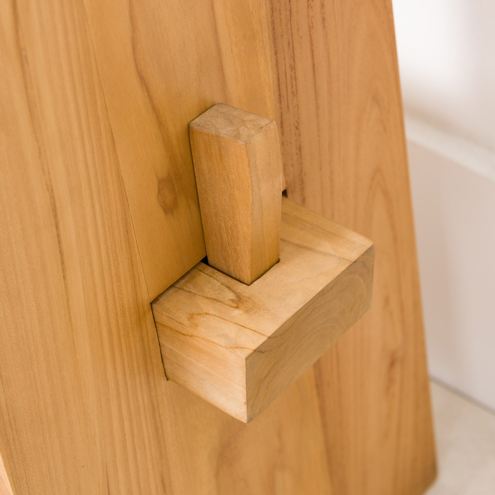 wohnfreuden Waschbeckenunterschrank Teakholz Waschtisch ZEN 160 cm mit Naturstein Platte