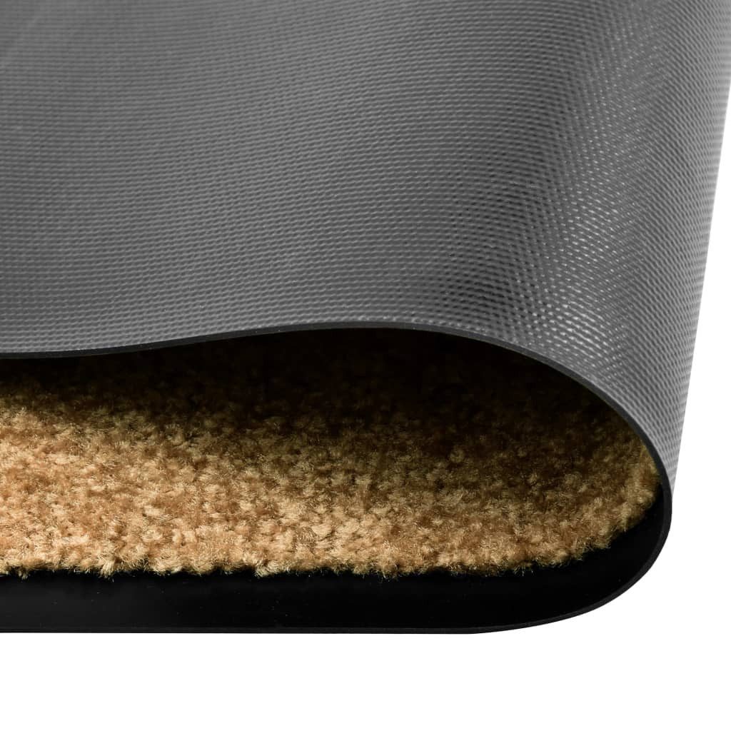 vidaXL Fußmatte Fußmatte Waschbar Creme 40x60 günstig online kaufen