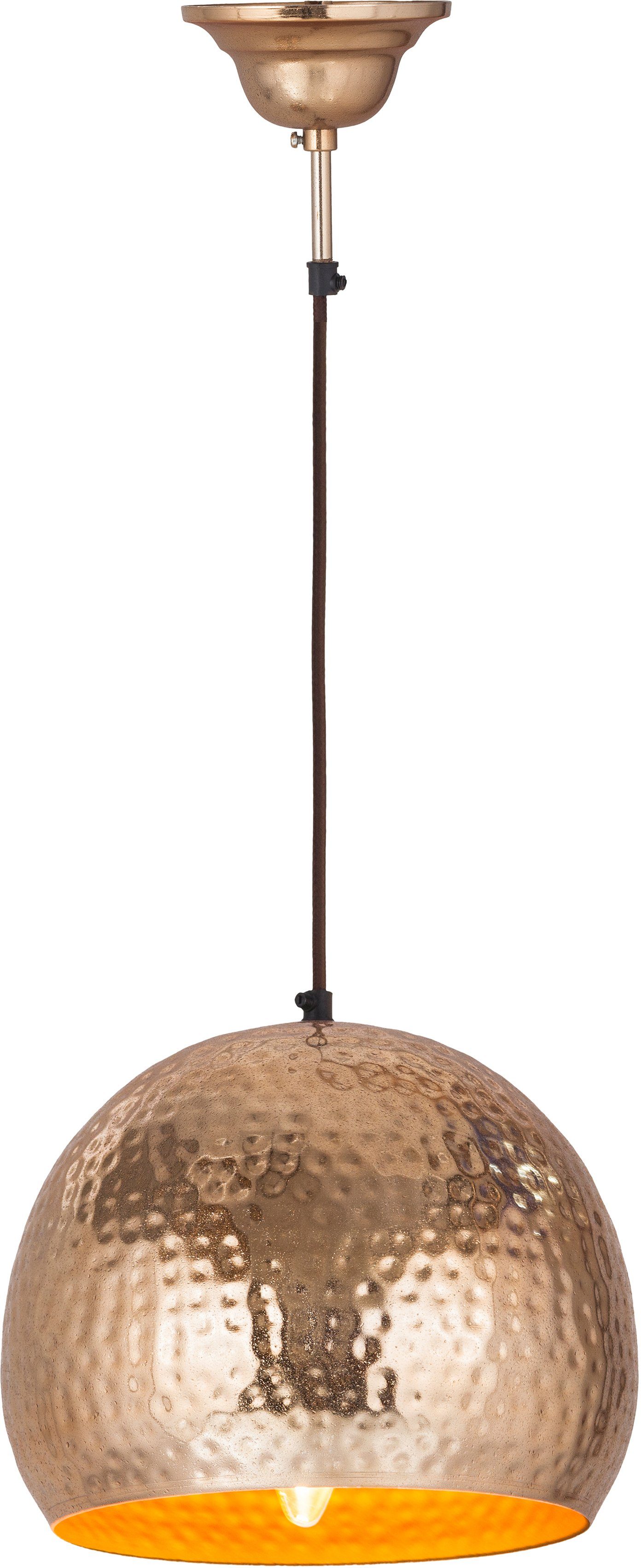 Kayoom Hängeleuchte Fabricia, ohne Leuchtmittel, in Glockenform Metall-Hängeleuchte im Industrial-Style, handgefertigt