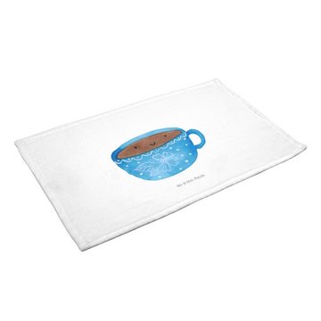 Mr. & Mrs. Panda Handtuch Kaffee Tasse - Weiß - Geschenk, Kinder Handtuch, Reisehandtuch, Gäste, (1-St), Kreative Sprüche