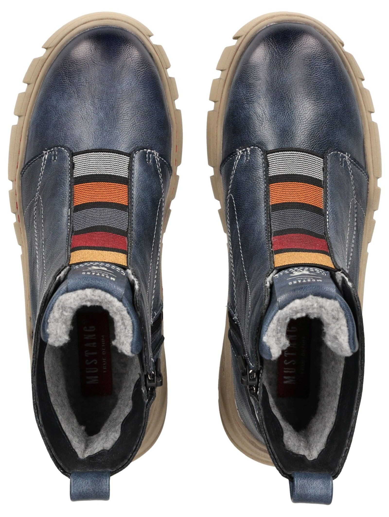 Mustang Shoes Mustang Shoes Stiefelette Lederimitat Stiefelette