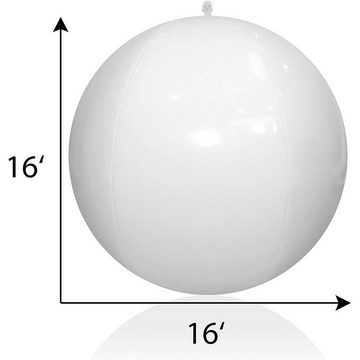 AUKUU Wasserball Aufblasbare Aufblasbare LED Leuchtkugel Außenpool Innenhof, Ohne Luftpumpe