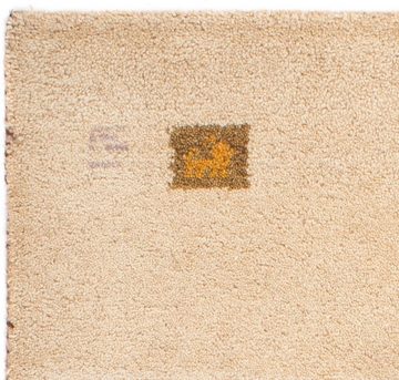 Wollteppich Gabbeh - Indus - 120 x 70 cm - beige, morgenland, rechteckig, Höhe: 18 mm, Wohnzimmer, Handgeknüpft, Einzelstück mit Zertifikat
