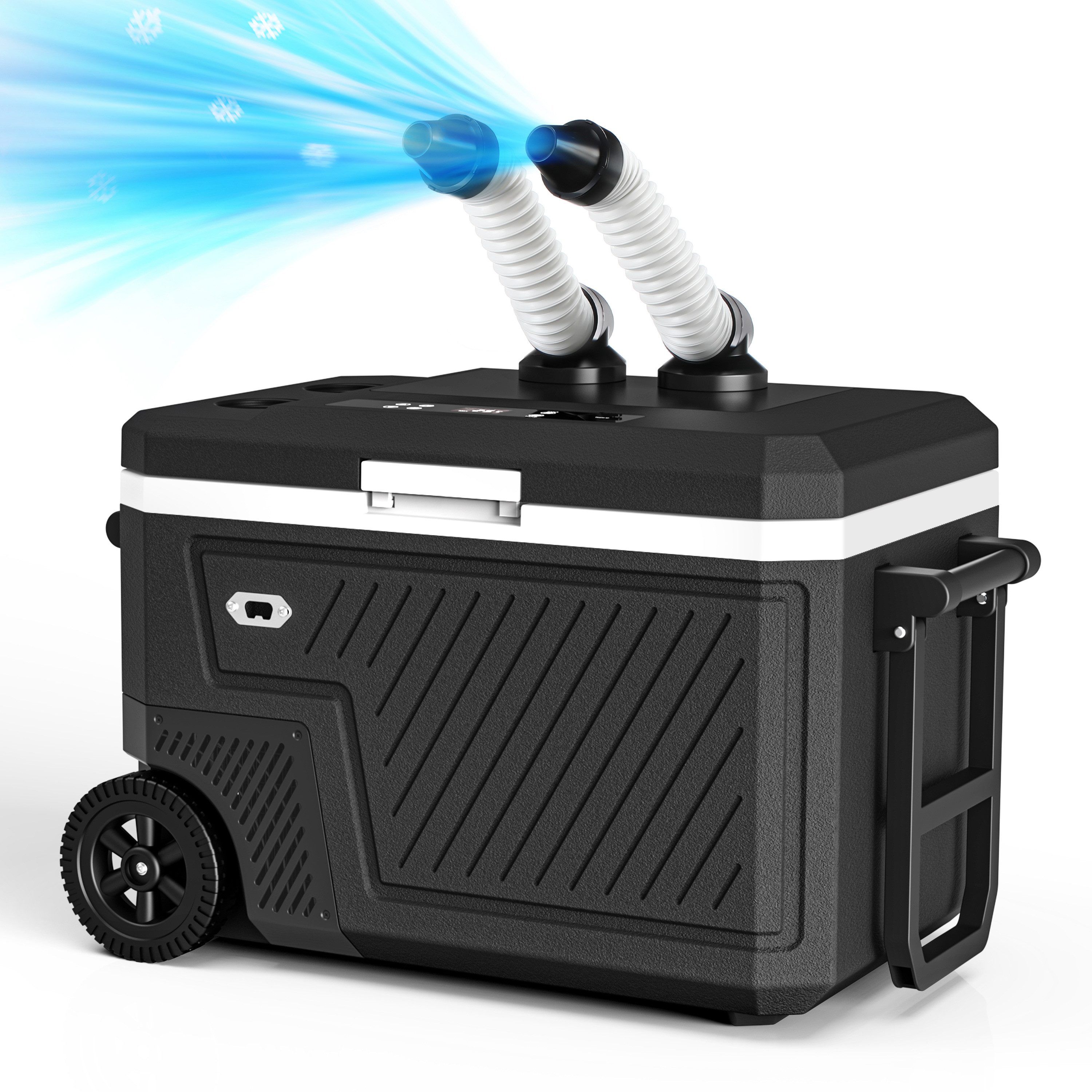 oyajia Elektrische Kühlbox Kompressor Kühlbox mit Luftkühlfunktion