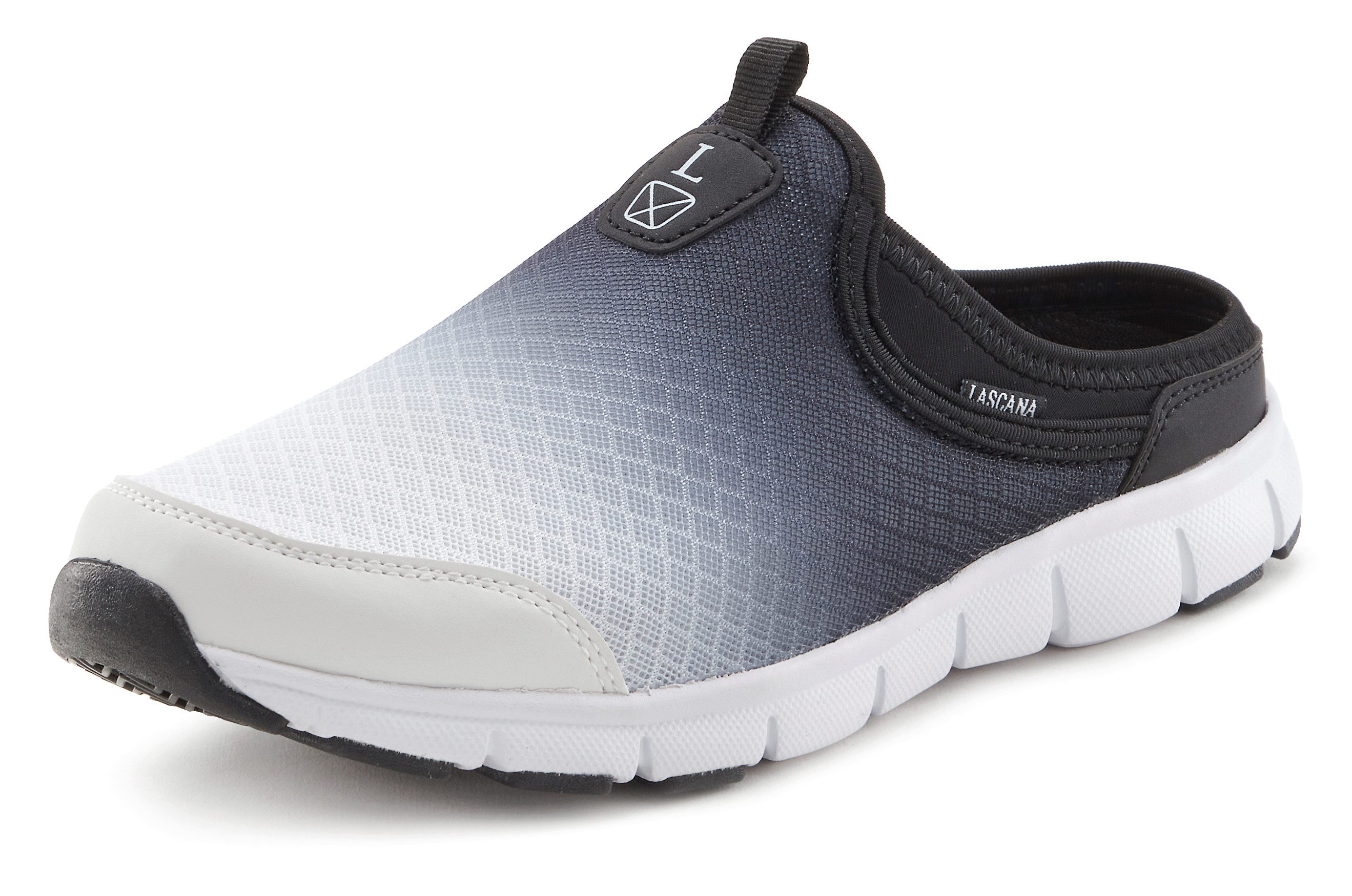 LASCANA Slip-On-Sneaker, Sneaker Halbschuh, Freizeitschuh, Sabot, Clogs aus günstig online kaufen