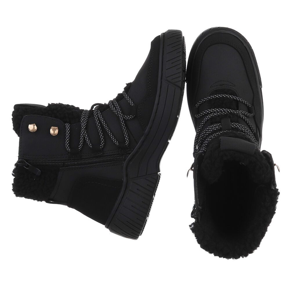 Ital-Design Modischer Halbschuh mit Schnürung und Innenfutter für Damen Sti günstig online kaufen