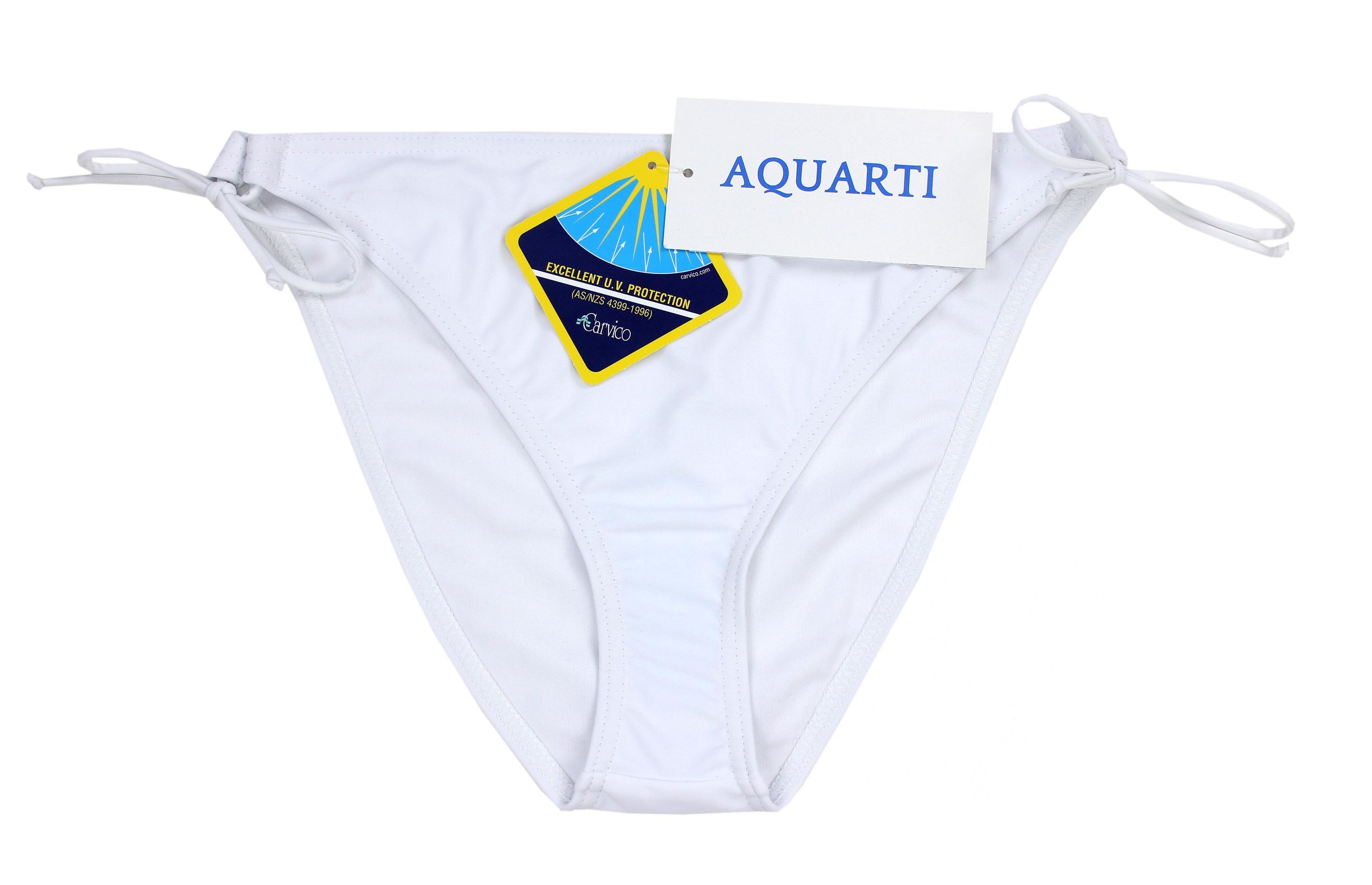 Aquarti Bikini-Hose Aquarti Damen Bikinihose Seitlich Gebunden Bikinislip Höschen – Bild 4 von 5