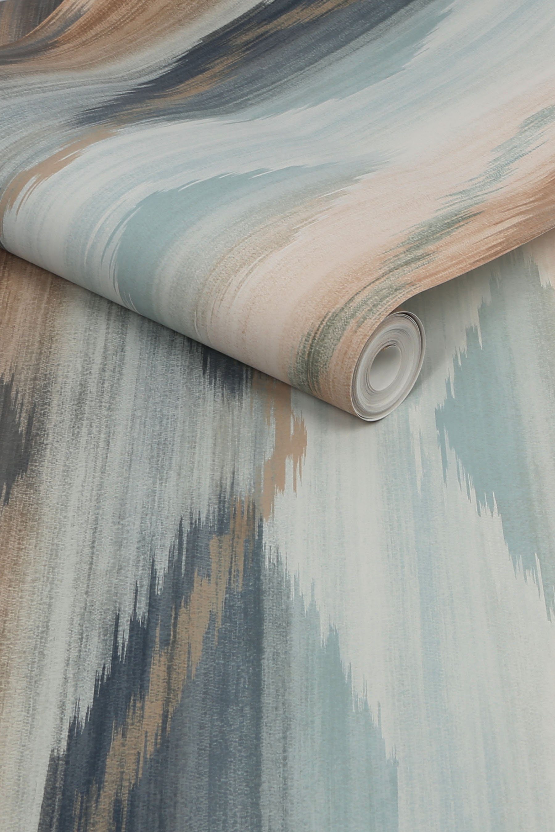 Next Vliestapete ABSTRACT IKAT Vliestapete 10mx52cm, glatt, 3D-Optik, (1 St), Abstract ikat orange 10mx52cm