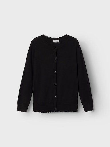 black KNIT Name It NOOS K NKFVAMONE Strickjacke CARD LS