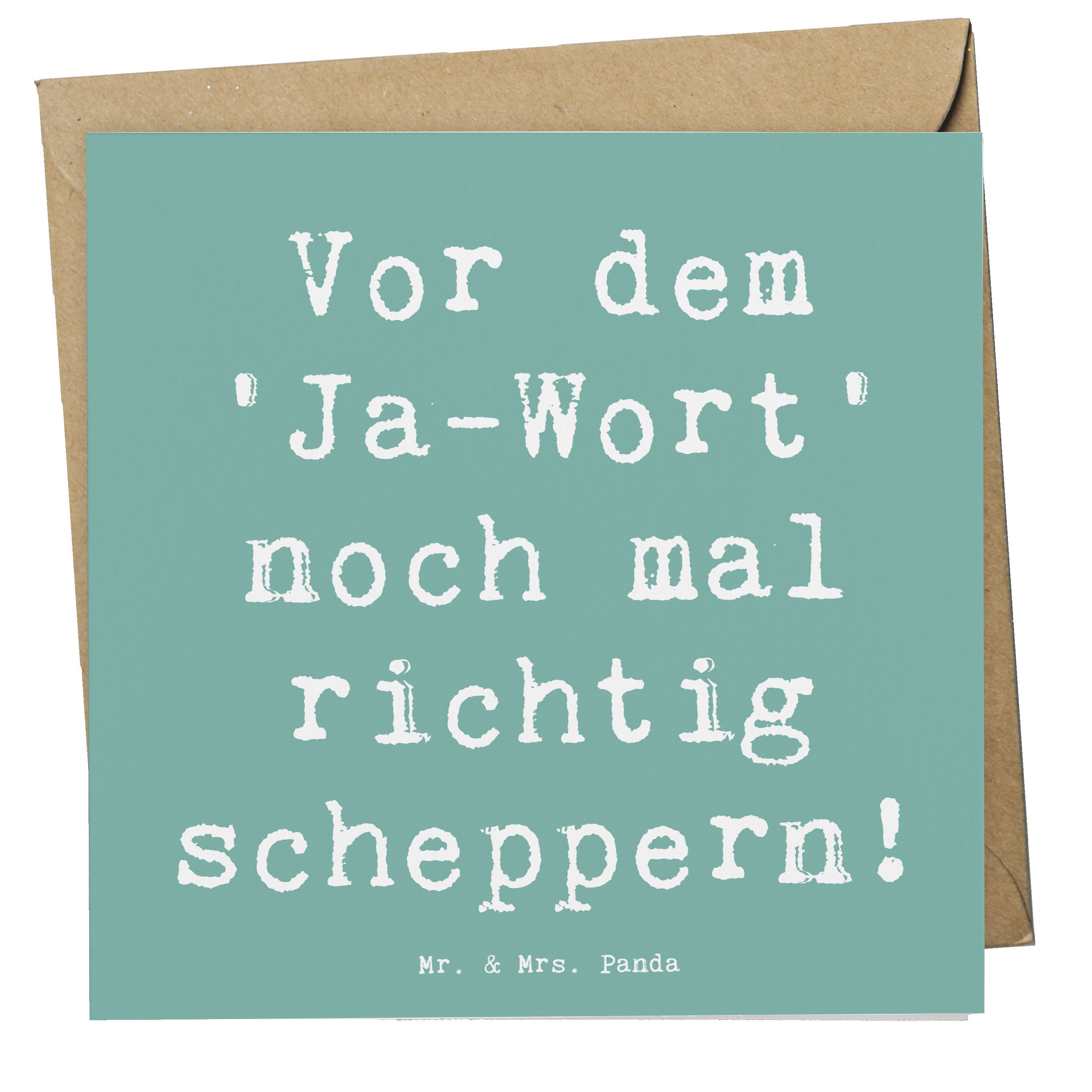 Grußkarte Polterabend Spaß - Meeresbrise - Geschenk, Zerschlagen von Geschirr