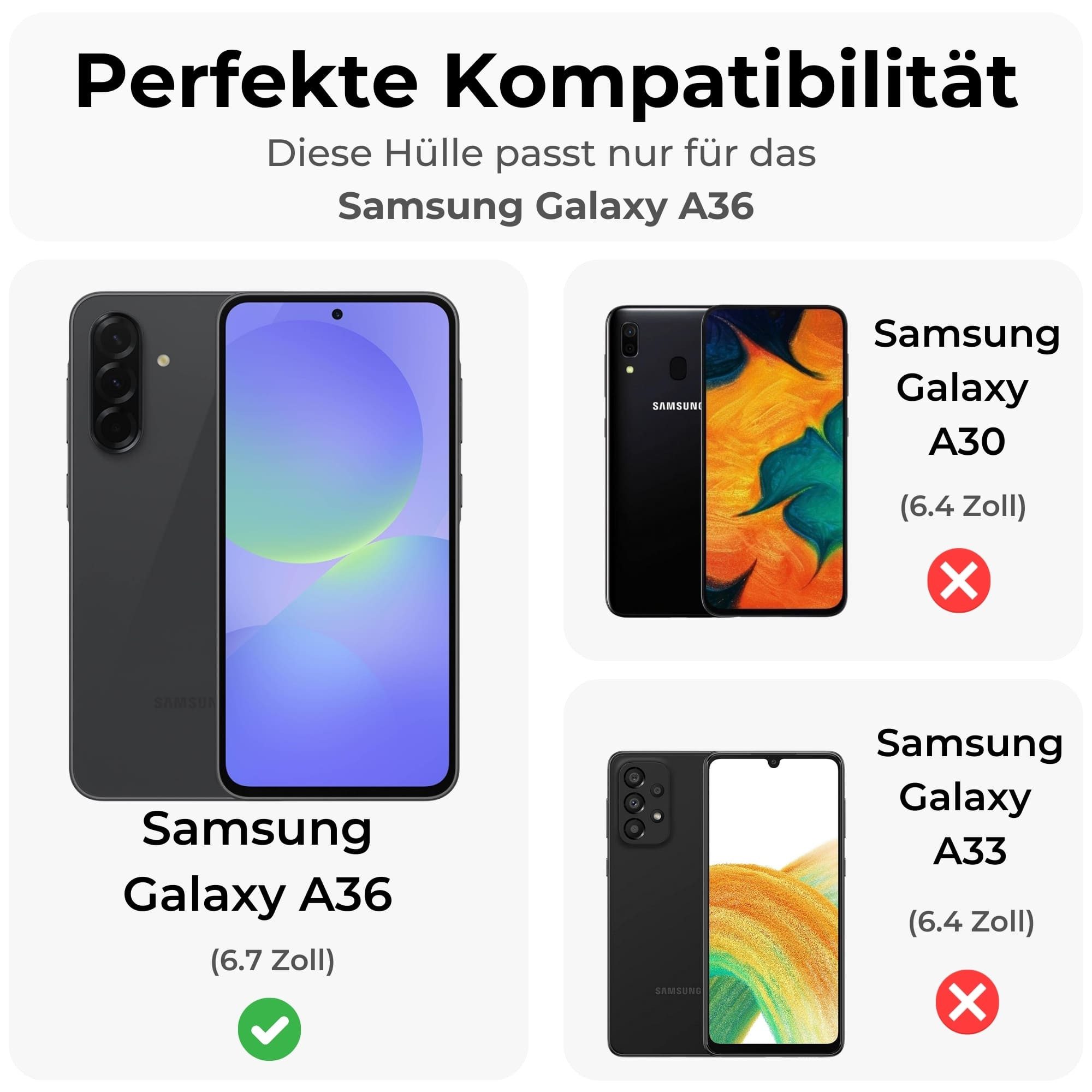 betterfon Handyhülle für Samsung Galaxy Serie Schutzhülle Magnet Case Hülle magnetisch, Magnetisches Laden, mattes Design, kratzfest & stoßfest verarbeitet
