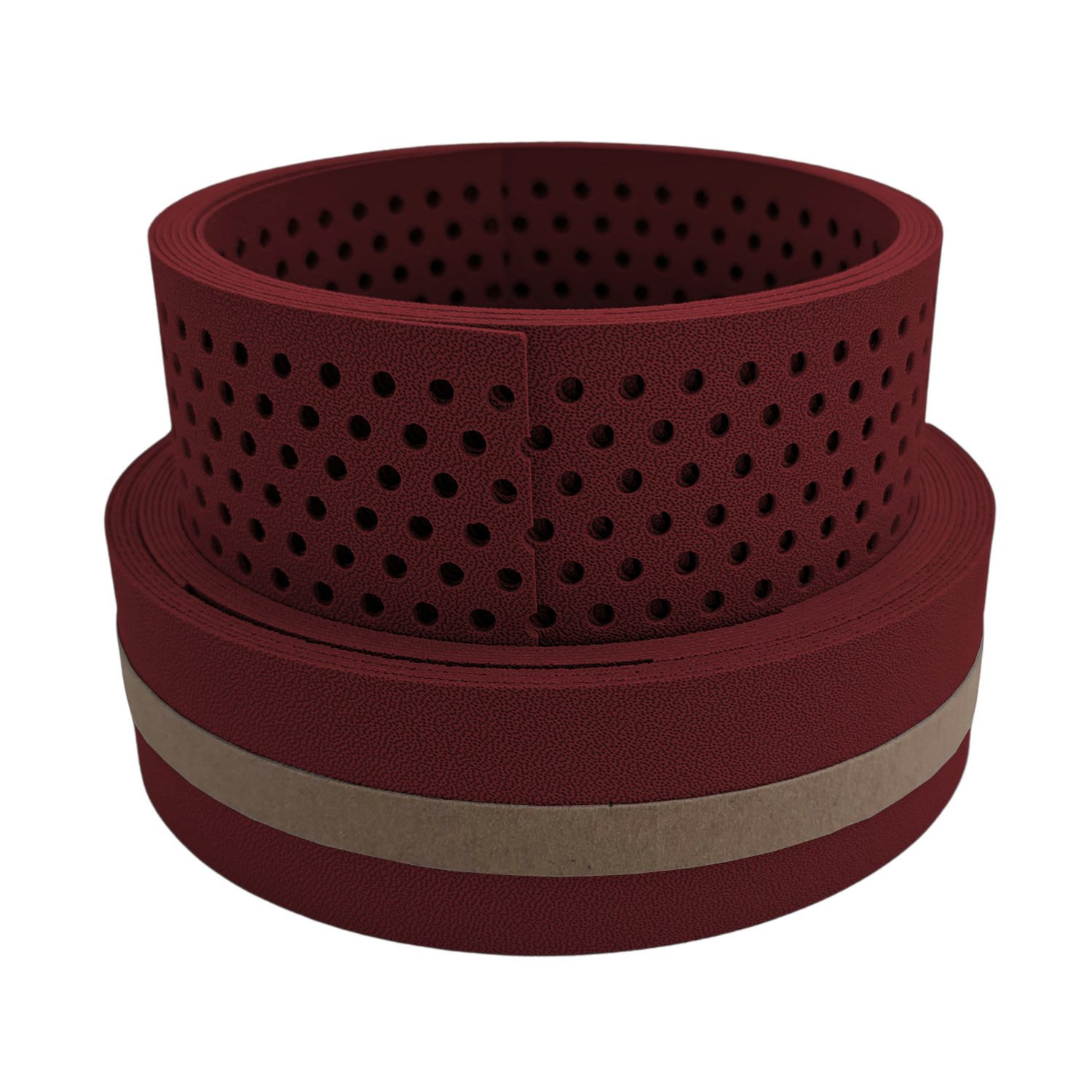 zaunzu Sichtschutzstreifen Premium Akzentstreifen Set DUO Bordeauxrot 2,55m, (1x Einzelstreifen, (Ein Einzelstreifen besteht aus 3 Akzentstreifen), 5 Jahre garantierte Farbechtheit