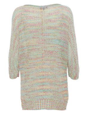 Christian Materne Strickpullover 3/4-Arm-Pullover figurumspielend in Hakeloptik