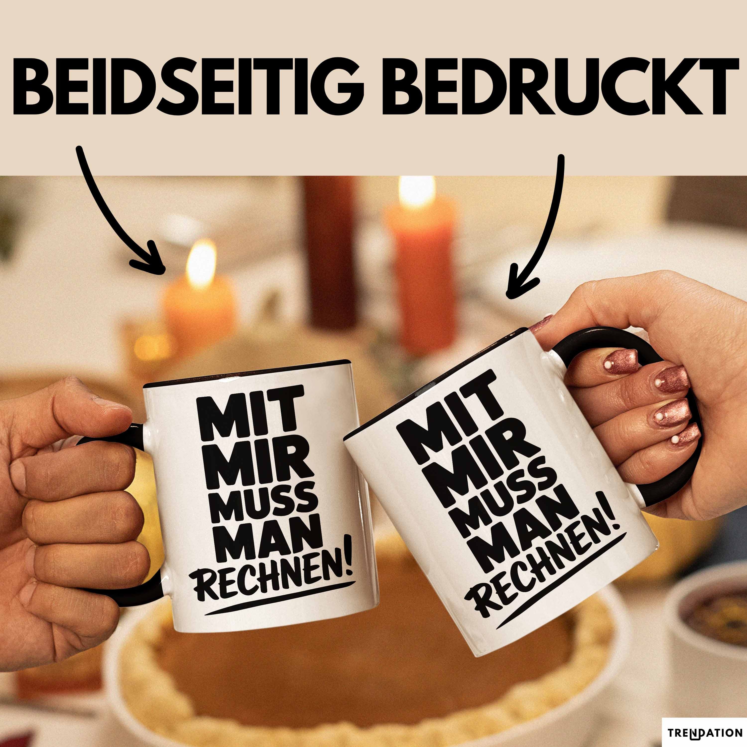 Trendation Tasse Mathe Mathematik Physik Lehrer Tasse Geschenk Lustige Geschenkidee Spr, Keramik – Bild 2 von 5