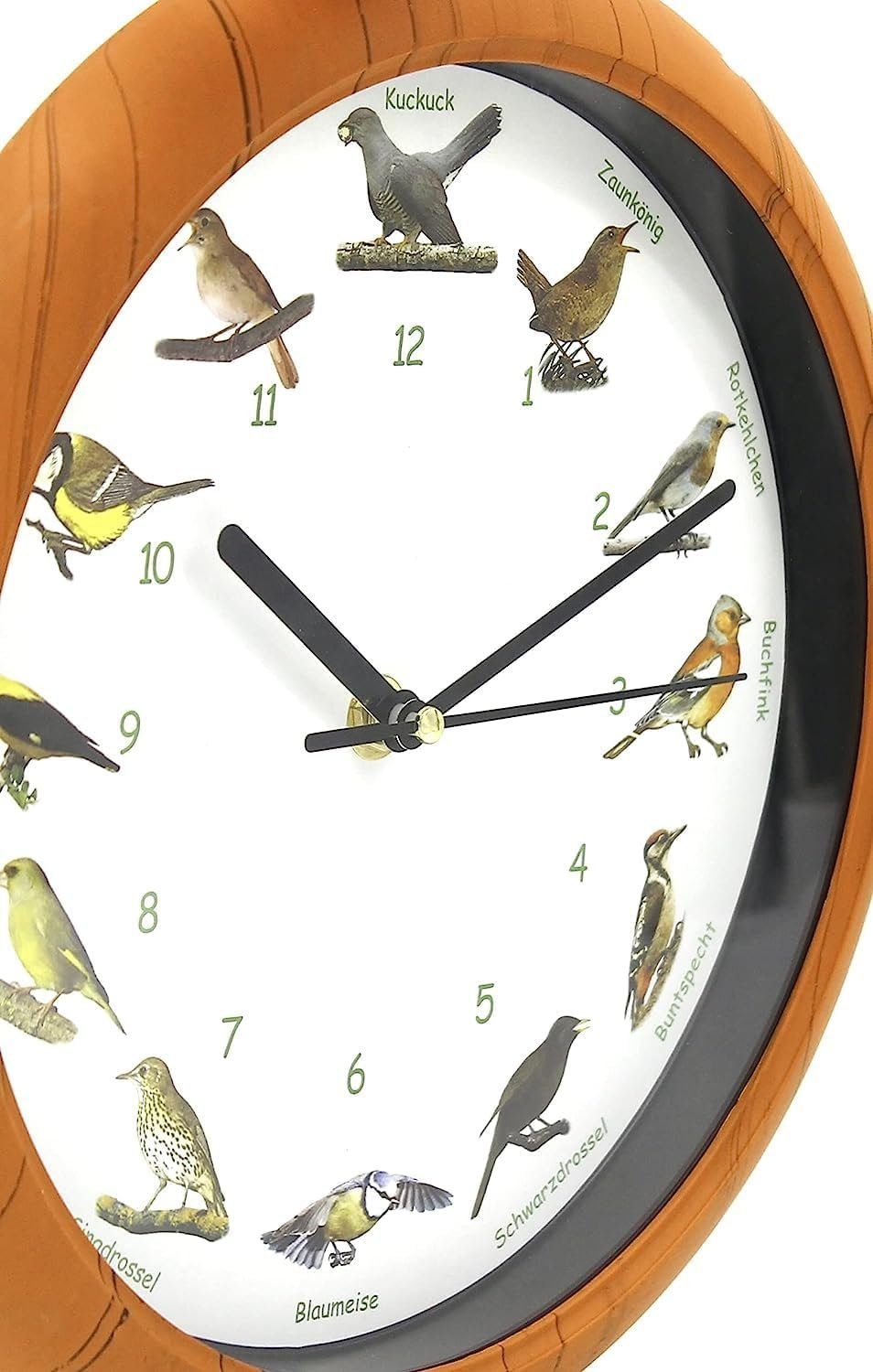 Luna24 simply great ideas... Wanduhr Wanduhr Vogelstimmenuhr mit heimischen günstig online kaufen