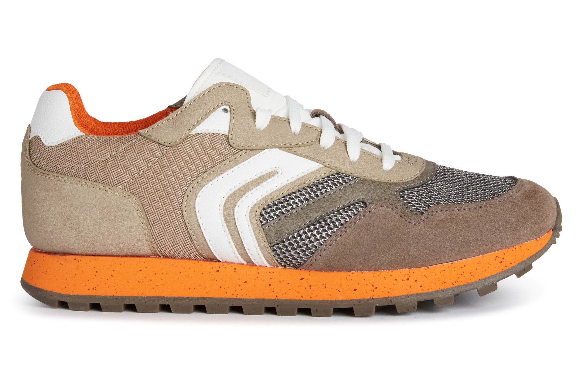 Geox Sneaker taupe/orange lt.