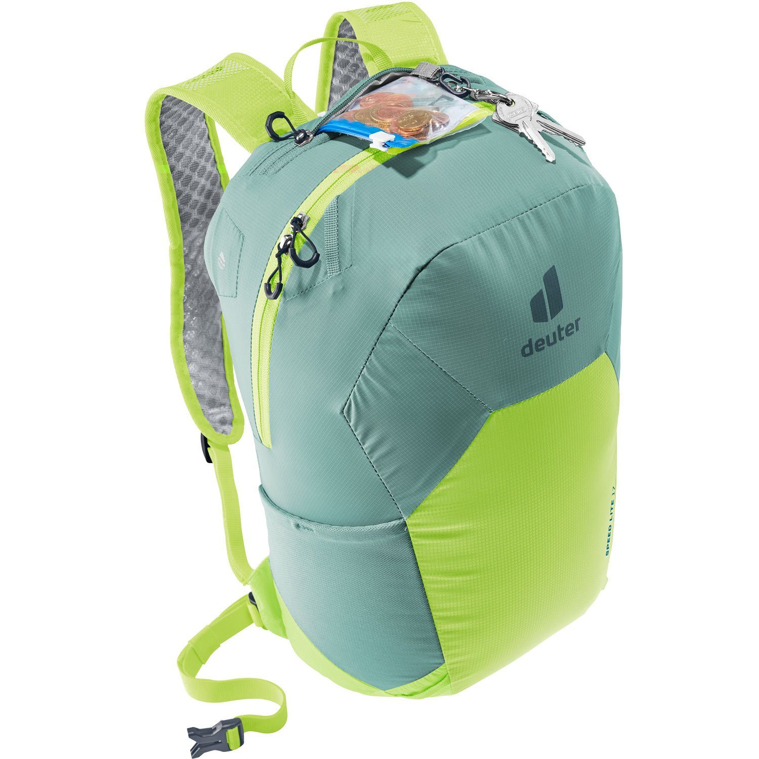 Speed Freizeitrucksack jade-citrus (Stück, Deuter Wanderrucksack Rucksack 17 Stück), deuter Lite