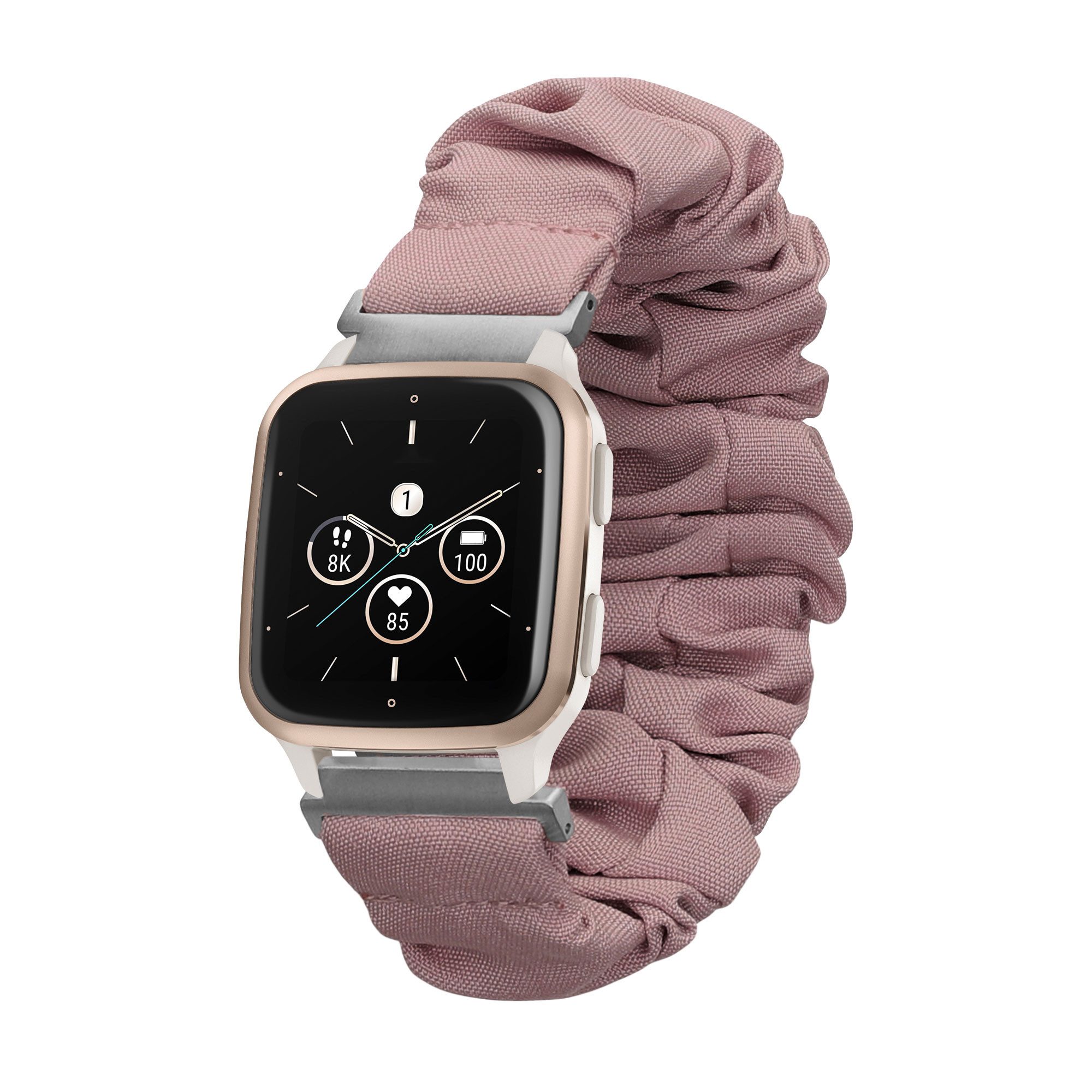 kwmobile Ersatz Bügelpolster für Garmin Venu Sq 2 Music / Sq 2 / Vivoactive 6 / Smartwatch, 1-tlg., mit Kunstleder Polster