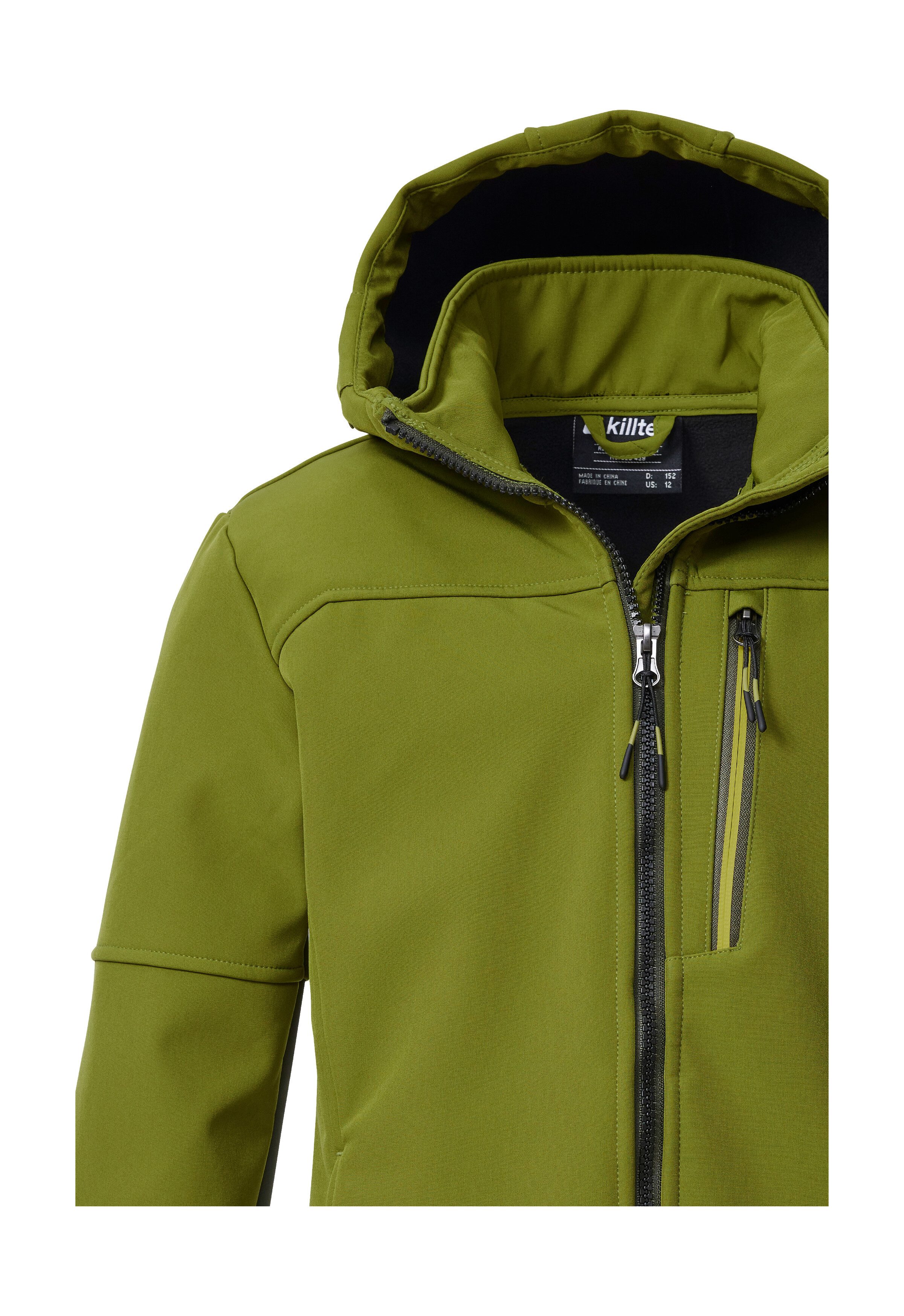 Killtec Softshelljacke KOW 226 BYS SFTSHLL JCKT Wind- und wasserabweisende Kinder-Softshelljacke, Fleece, Reflektoren