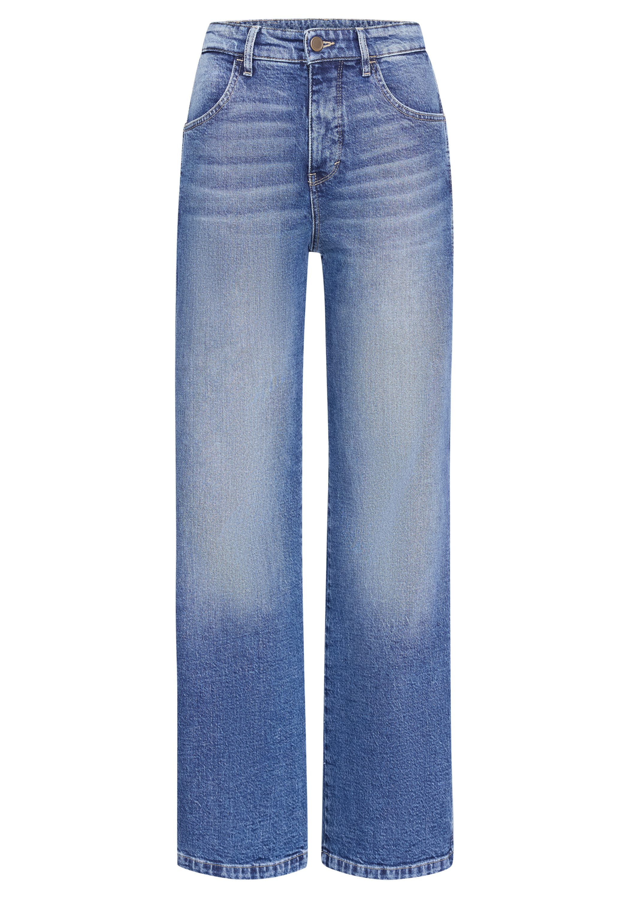 Paddock's Relax-fit-Jeans MARLENE Relaxed Fit Damenjeans mit seitlichem Denim Einsatz – Bild 2 von 5