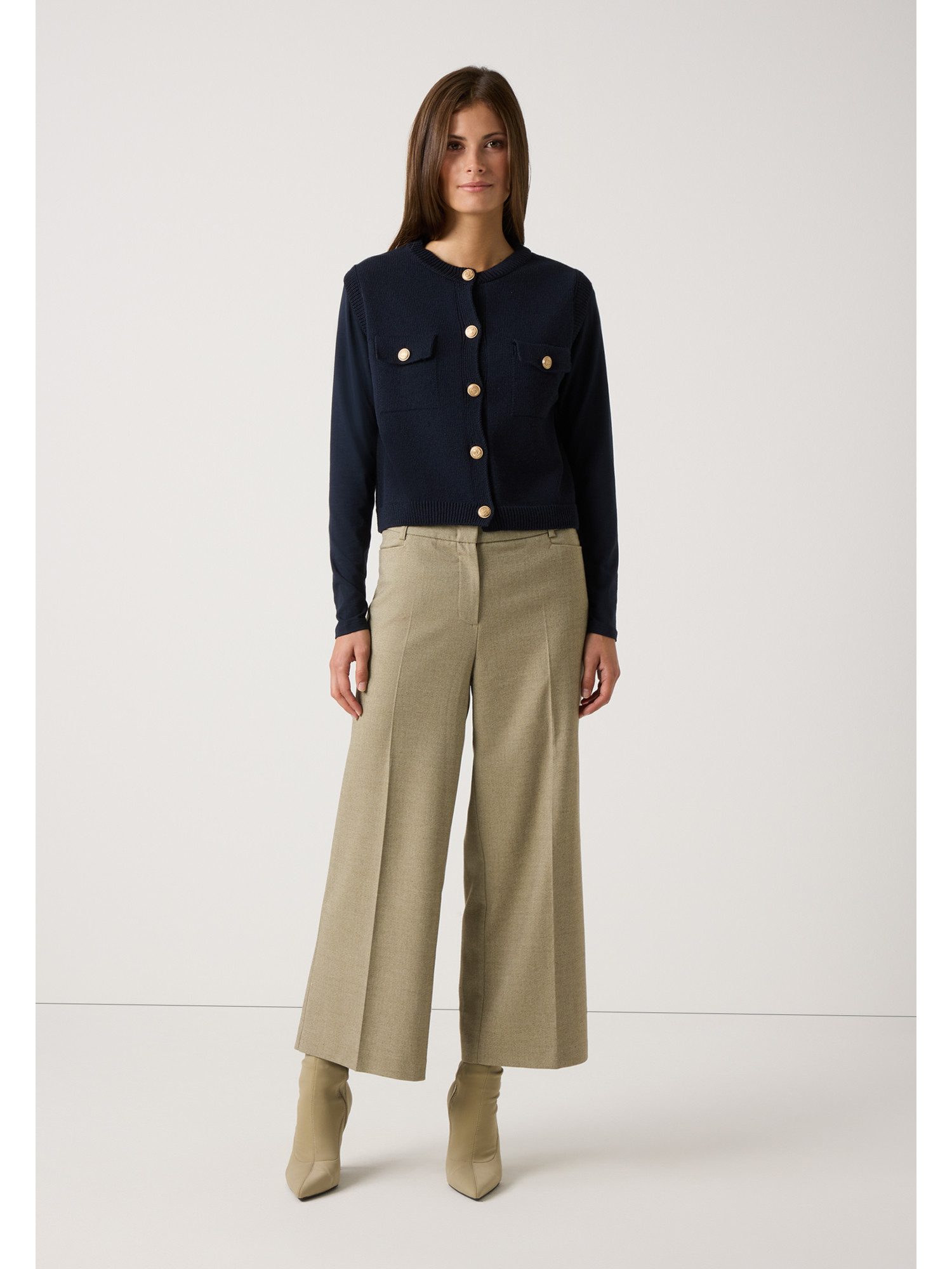 MORE&MORE Langarmshirt Baumwol-Modal-Jerseyshirt soft günstig online kaufen