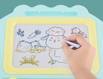 Mrichbez Zaubertafel Kinder Spaß kleine Zeichentafel, Baby bunte magnetische Schreibtafel, (1-tlg), Malerei Doodle Board Educational Early Learning Spielzeug