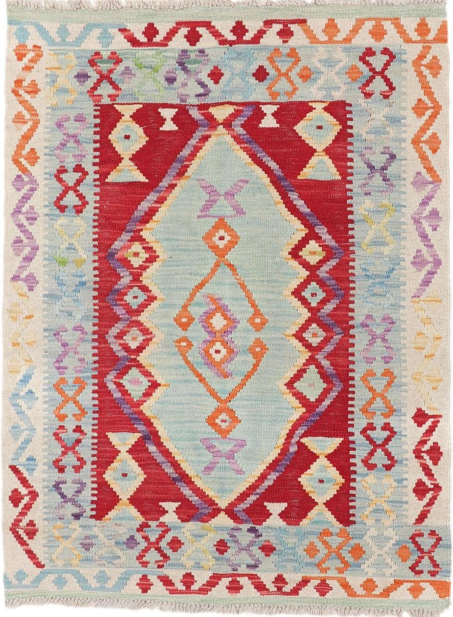 Orientteppich Kelim Afghan Heritaje 88x116 Handgewebter Orientteppich, Nain Trading, rechteckig, Höhe: 3 mm