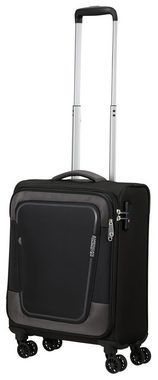 American Tourister® Koffer PULSONIC Spinner 55, 4 Rollen, Handgepäck-Koffer, Reisekoffer Weichschalenkoffer TSA-Schloss