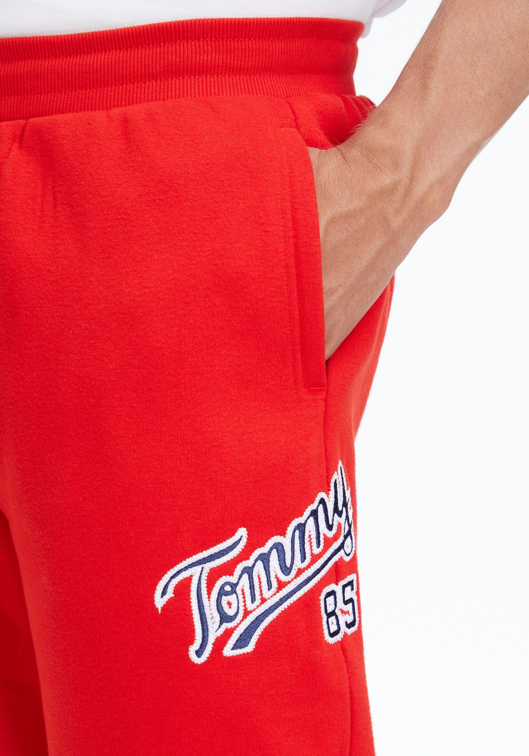 RLXD mit Tommy TJM Kordelzug 85 Sweatpants Jeans SWEATPANT COLLEGE Deep Crimson