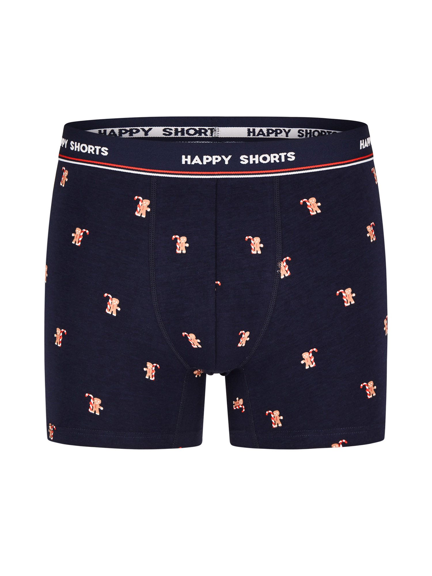 HAPPY SHORTS Retro Boxer Jersey XMAS (2-St) Gingerbread Men Trunks Unterwäs günstig online kaufen