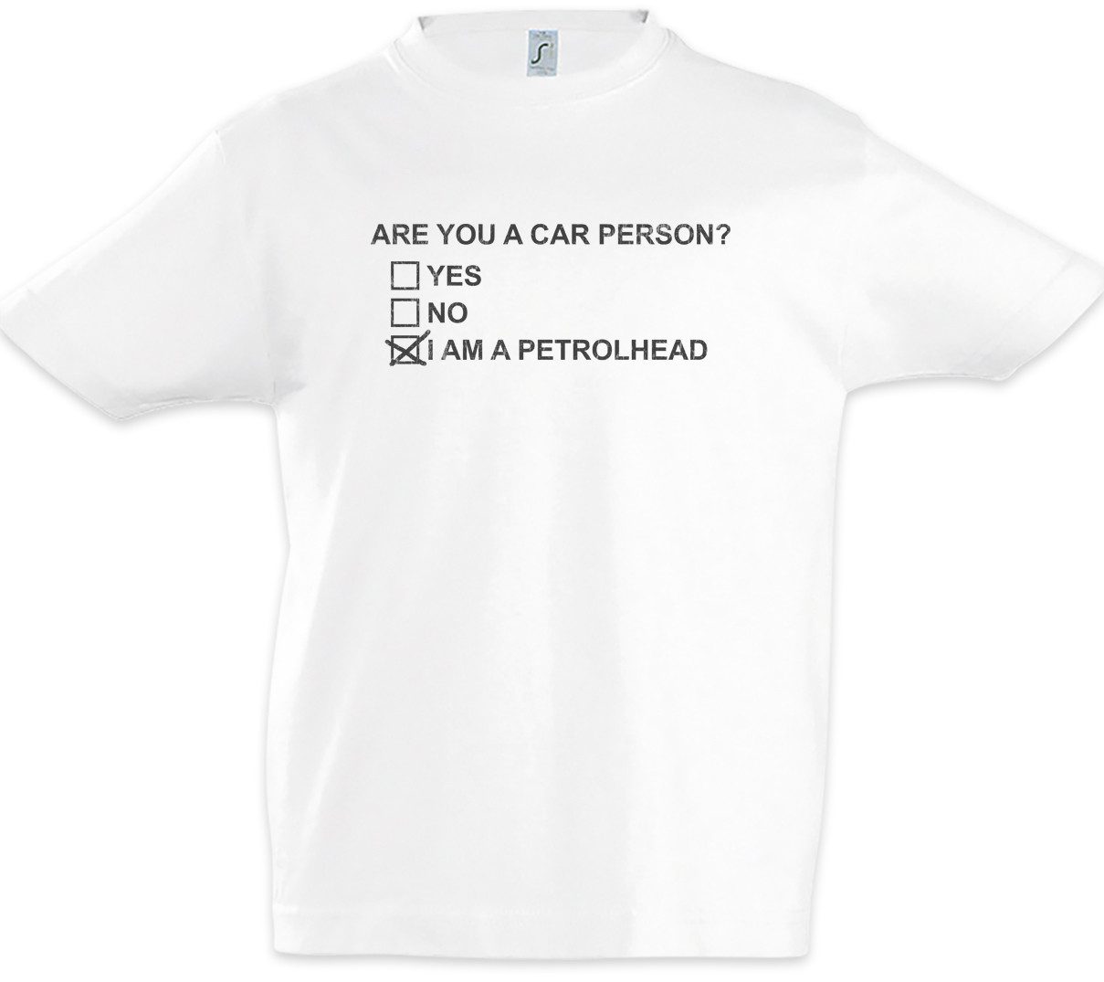 Print-Shirt Are You A Car Person Kinder T-Shirt Race Racing Car Auto Driver Racer