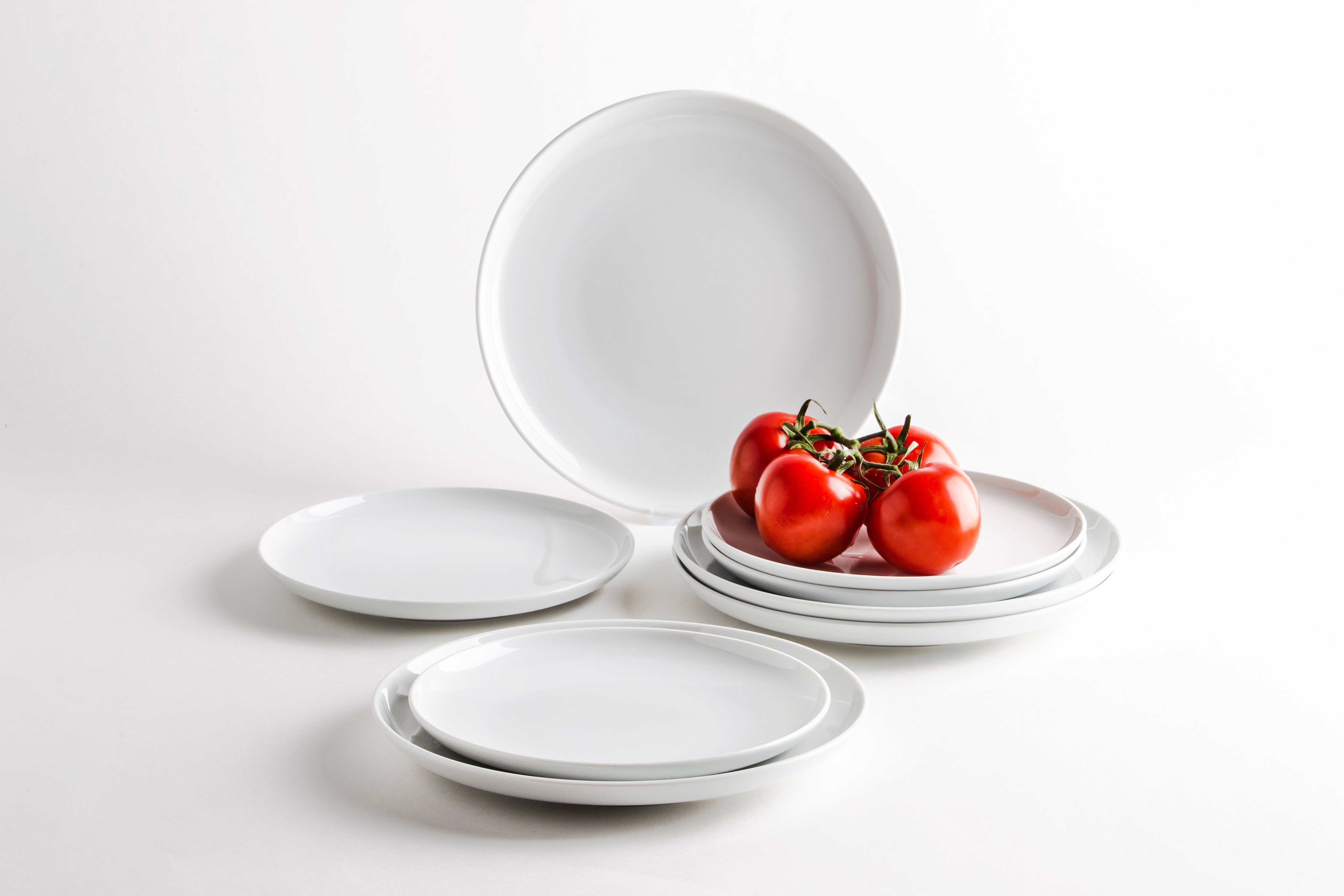 KAHLA Tafelservice BBQ Grillteller-Set (8-tlg), 4 Personen, Porzellan, Made in Germany