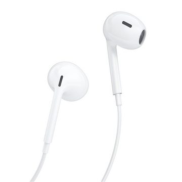 Dudao X14Pro In-Ear Stereo Sound Kopfhörer Mikrofon 3.5mm Aux Anschluss Weiß In-Ear-Kopfhörer