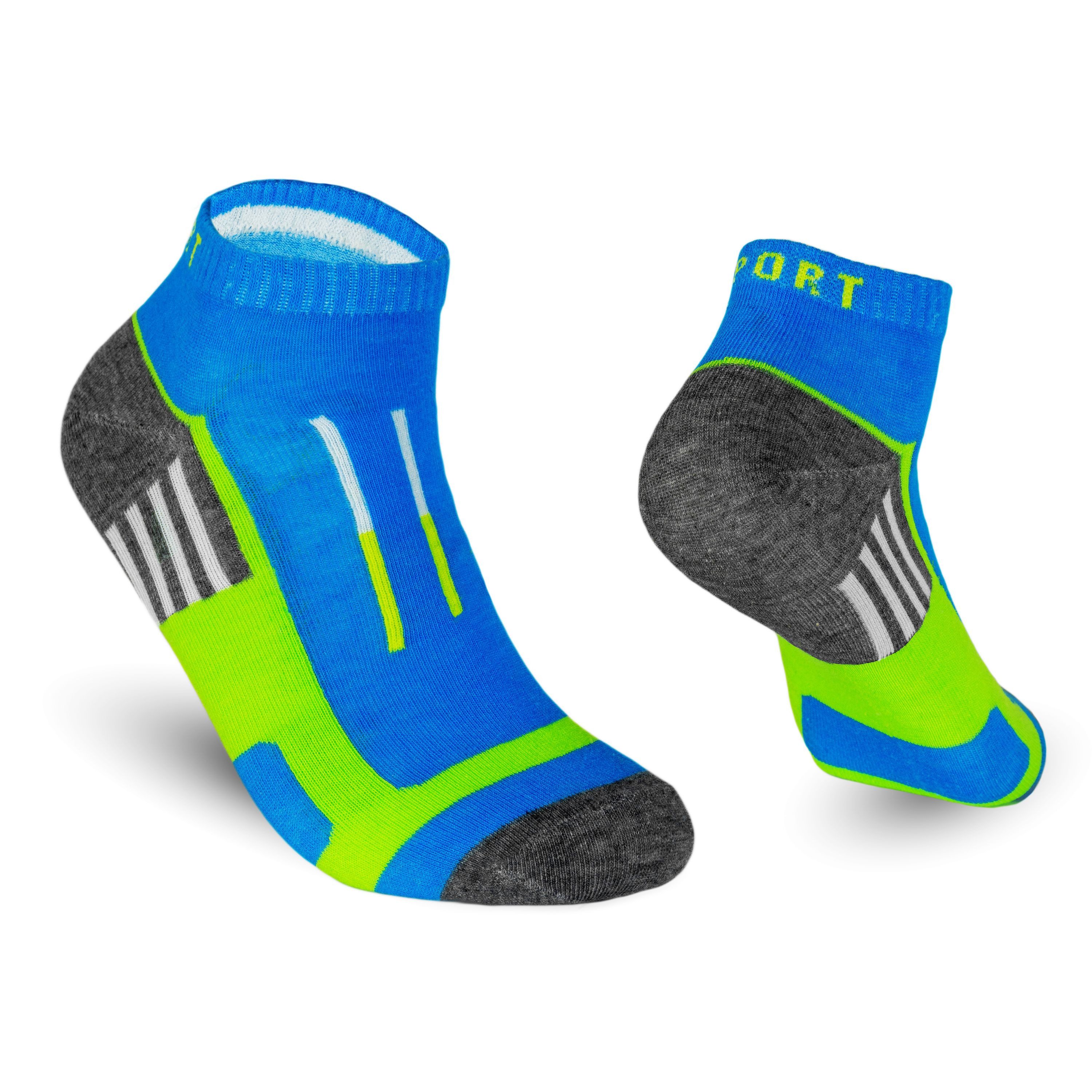TEXEMP Sneakersocken 6 - 12 - 18 Paar Sneaker Socken Herren & Damen Mehrfarbig Baumwolle (Packung, 6-Paar) Robust & Langlebig