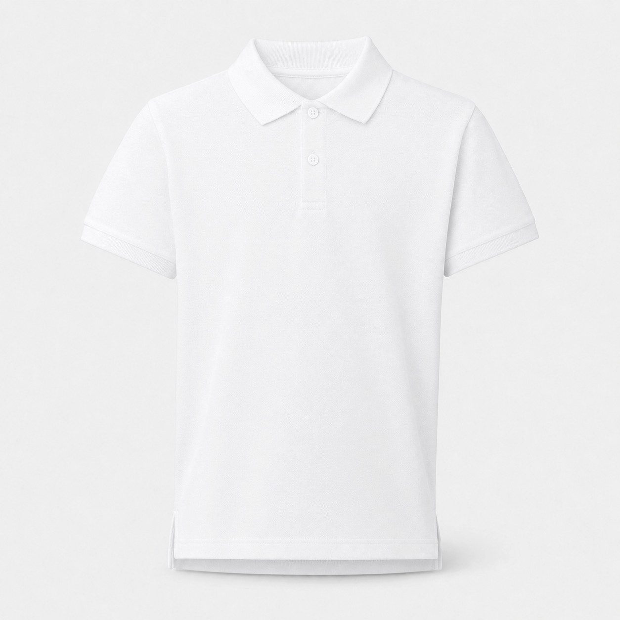 Sitztgut Poloshirt Kinder Polo-Shirt aus Bio-Baumwolle (1-tlg) Seitenschlitze, verlängertes Rückenteil und Transfer-Necklabel