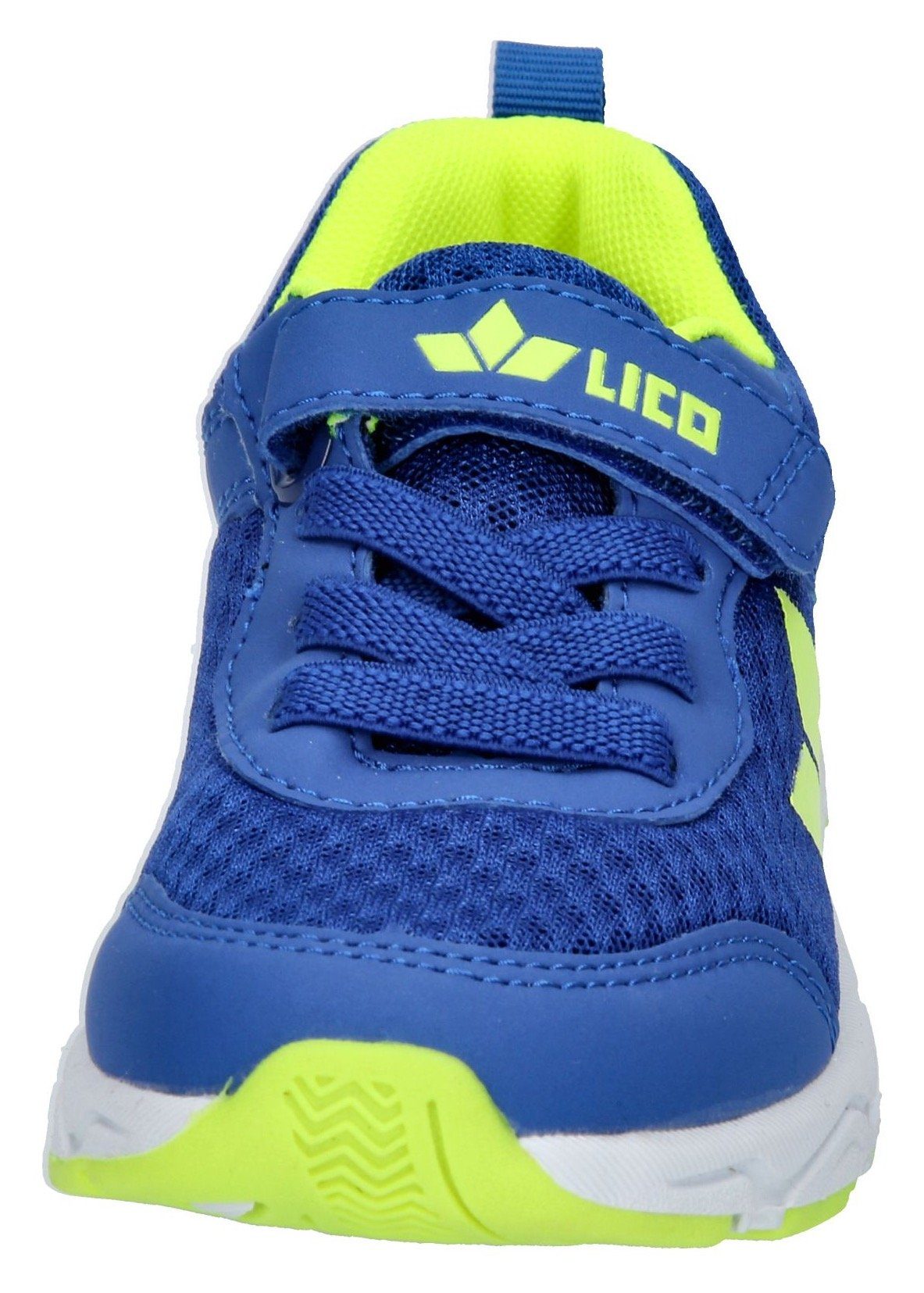 Lico Mika VS WMS Sneaker mit Wechselfußbett blau/lemon