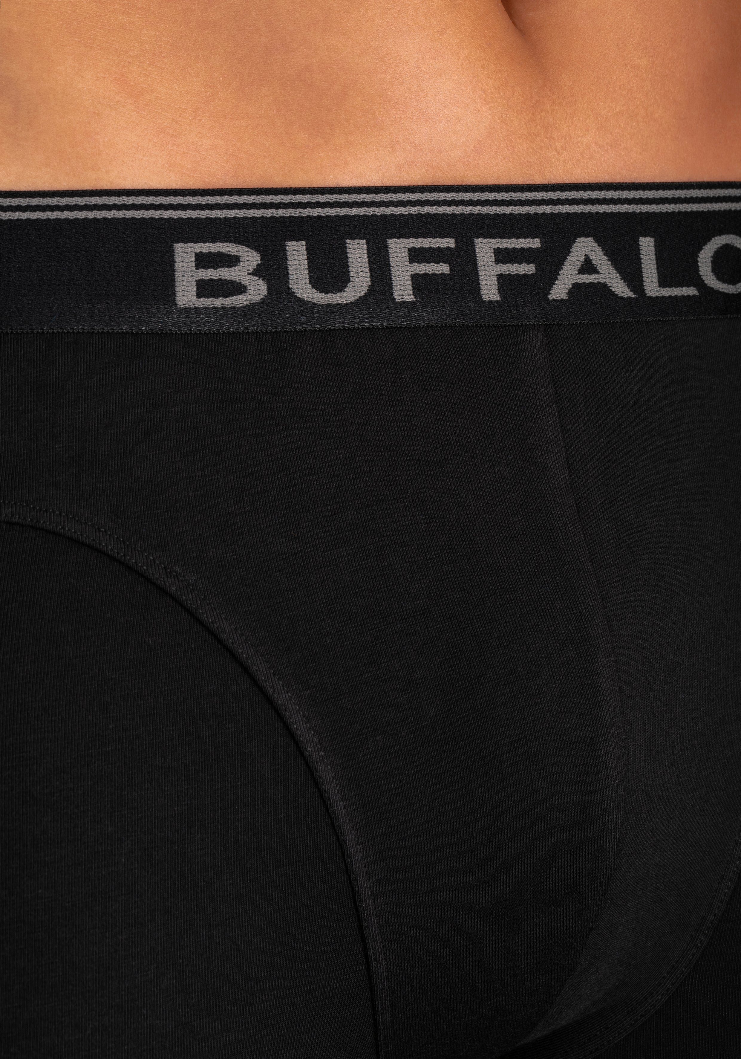 Buffalo Langer Boxer Boxershorts für Herren (Packung, 3-St) in langer Form ideal auch für Sport und Trekking