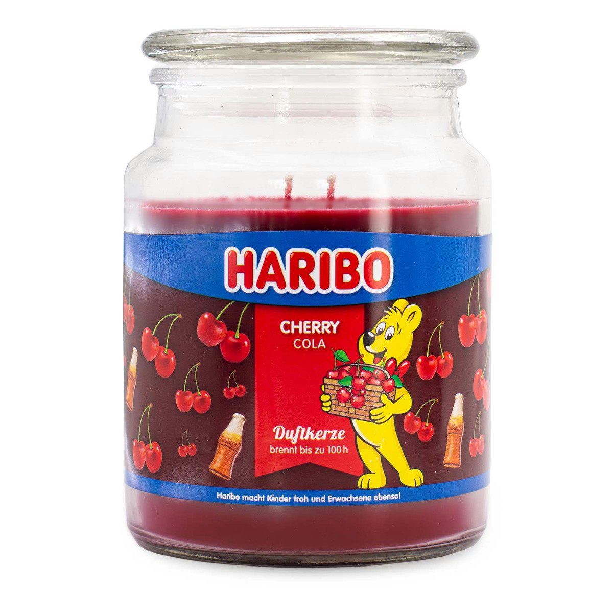 HARIBO Duftkerze Duftkerze Haribo Cherry Cola - 510g (Einzelartikel)