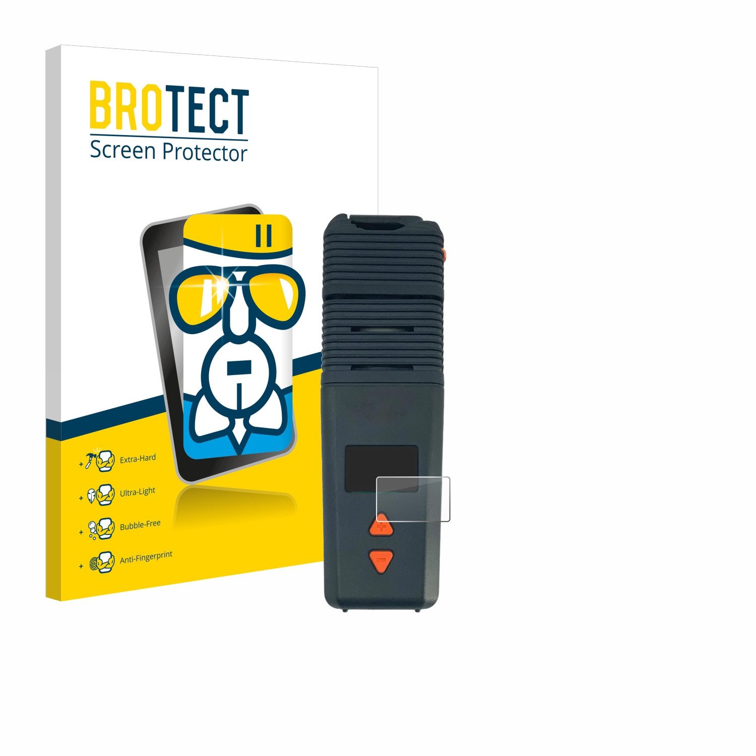 BROTECT Displayschutzglas Folie für Storz & Bickel Venty Vaporizer, Schutzfolie Glas Panzer Display Schutz klar